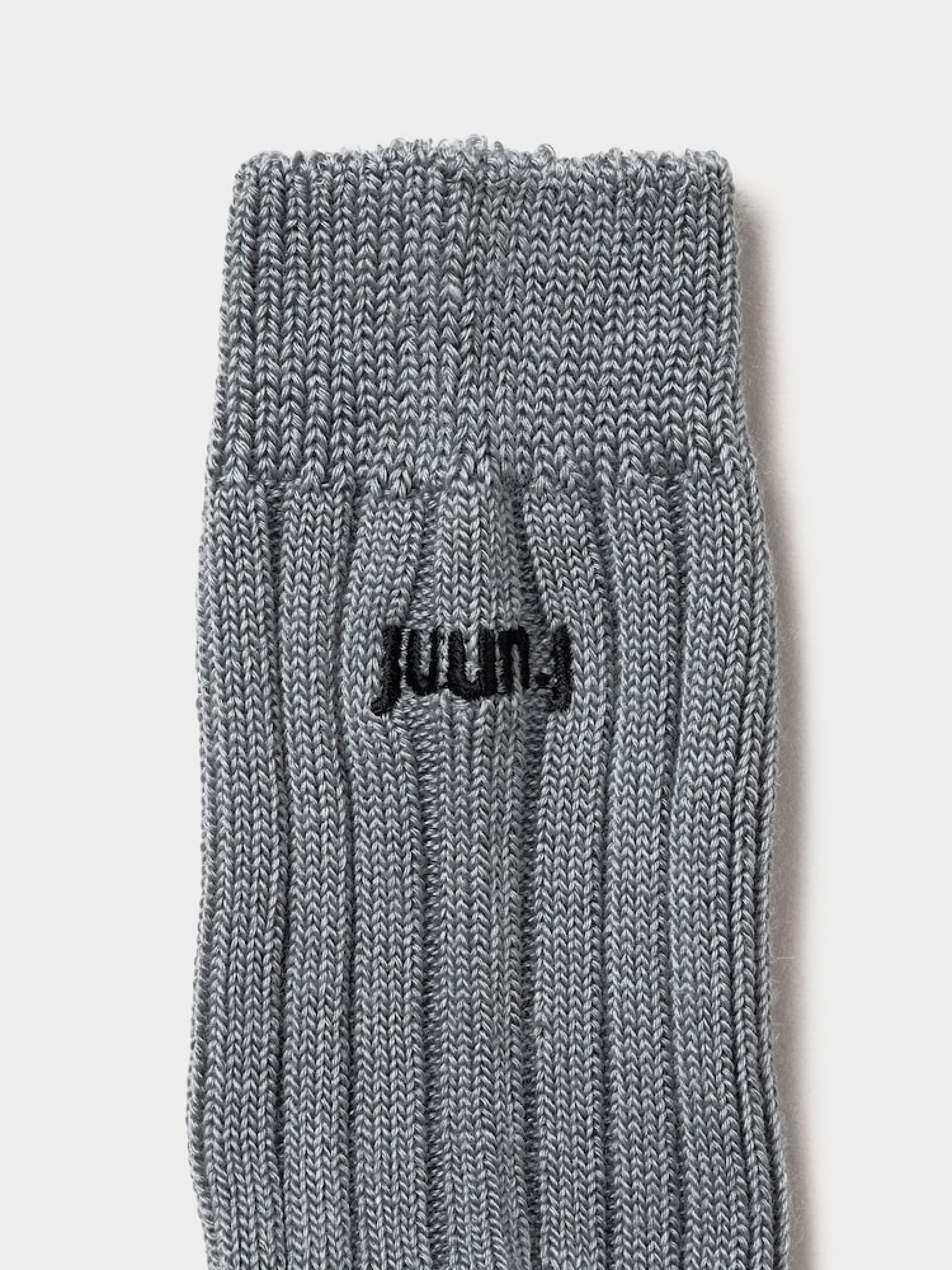 Носки JUUN.J Logo Wool Crew Socks Grey