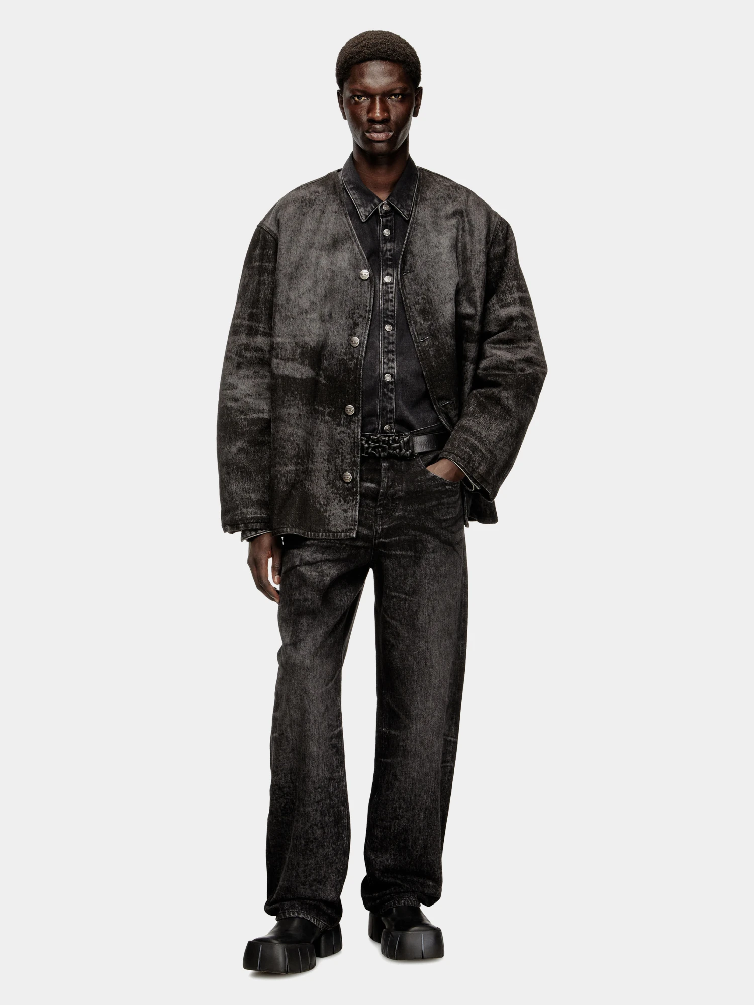 Джинсы Diesel 2001 D-Macro-Fsh Black
