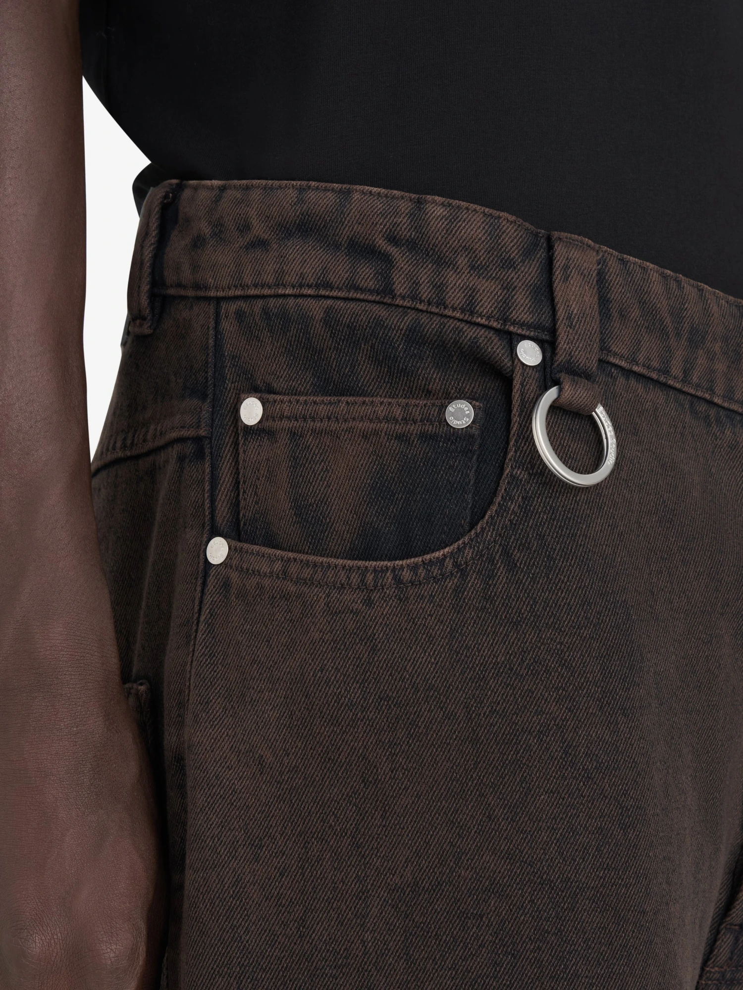 Джинсы Études Loose Jeans Dk Brown