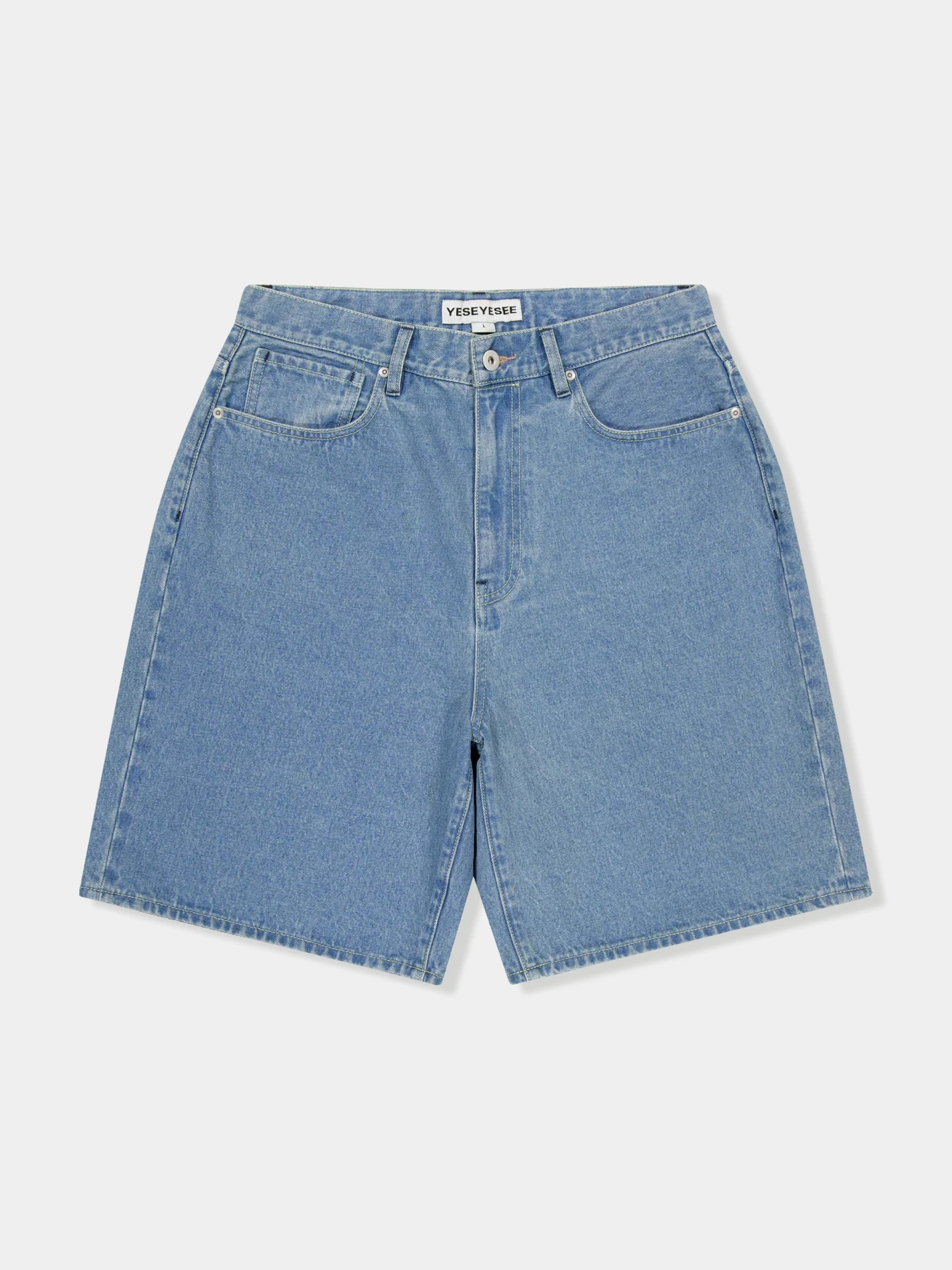 Шорты YESEYESEE Basal 5 Pockets Bleached Indigo