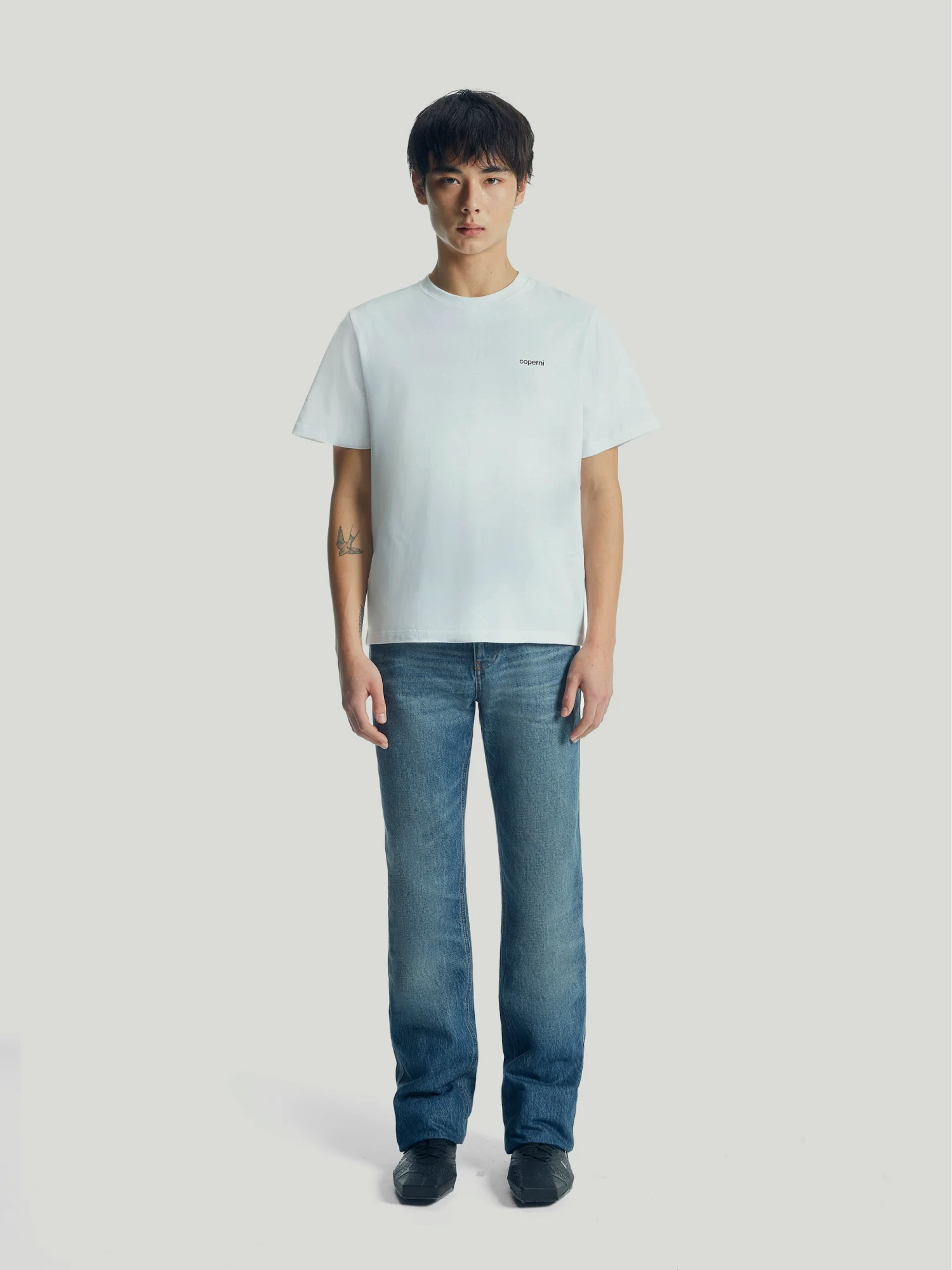 Футболка Coperni Logo Boxy T-Shirt White