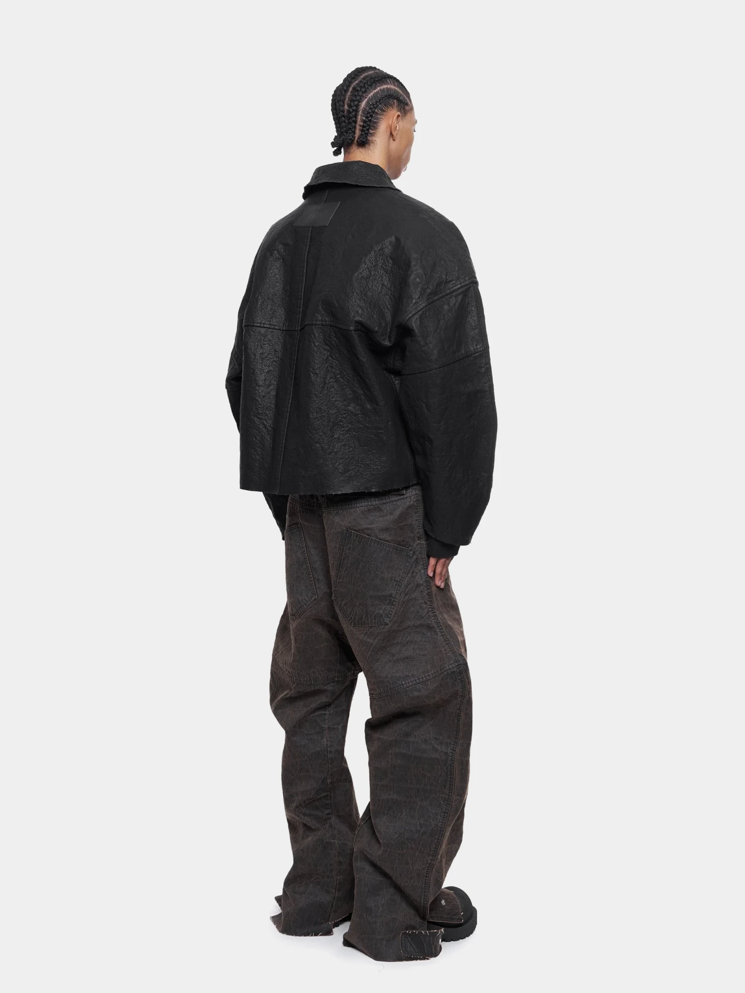 Кожаная куртка ARNODEFRANCE Metalized Leather Black