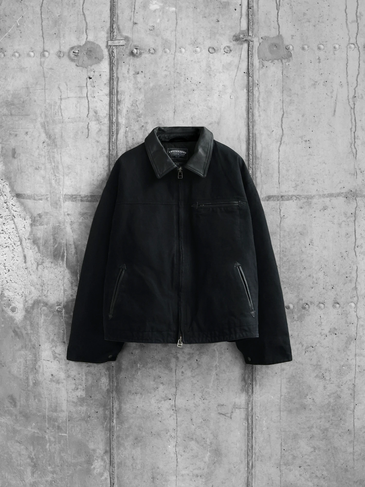 Куртка FrizmWORKS Heavy Canvas Destroyed Black
