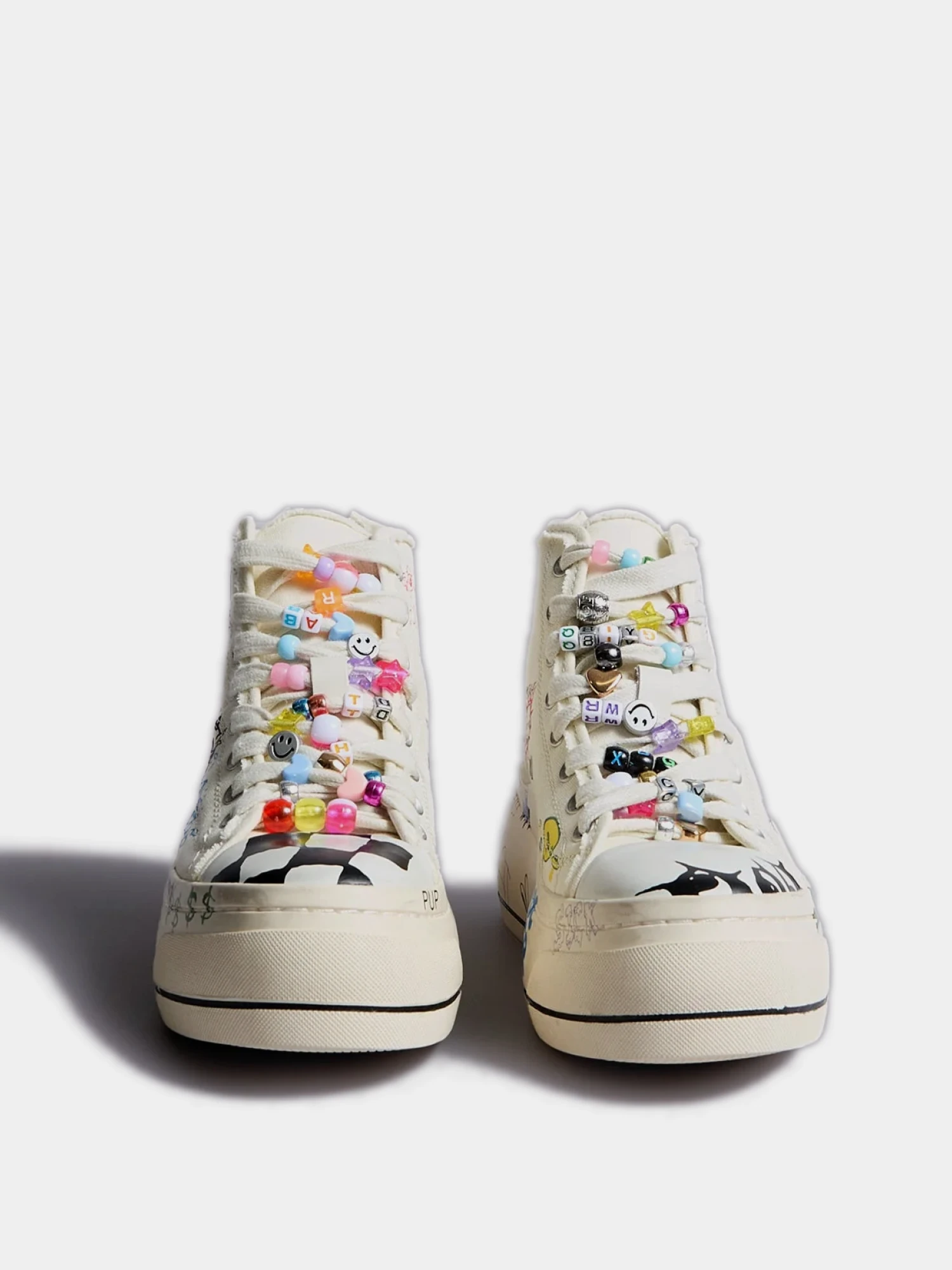 Женские кеды R13 Kurt High Top Sneaker Ecru