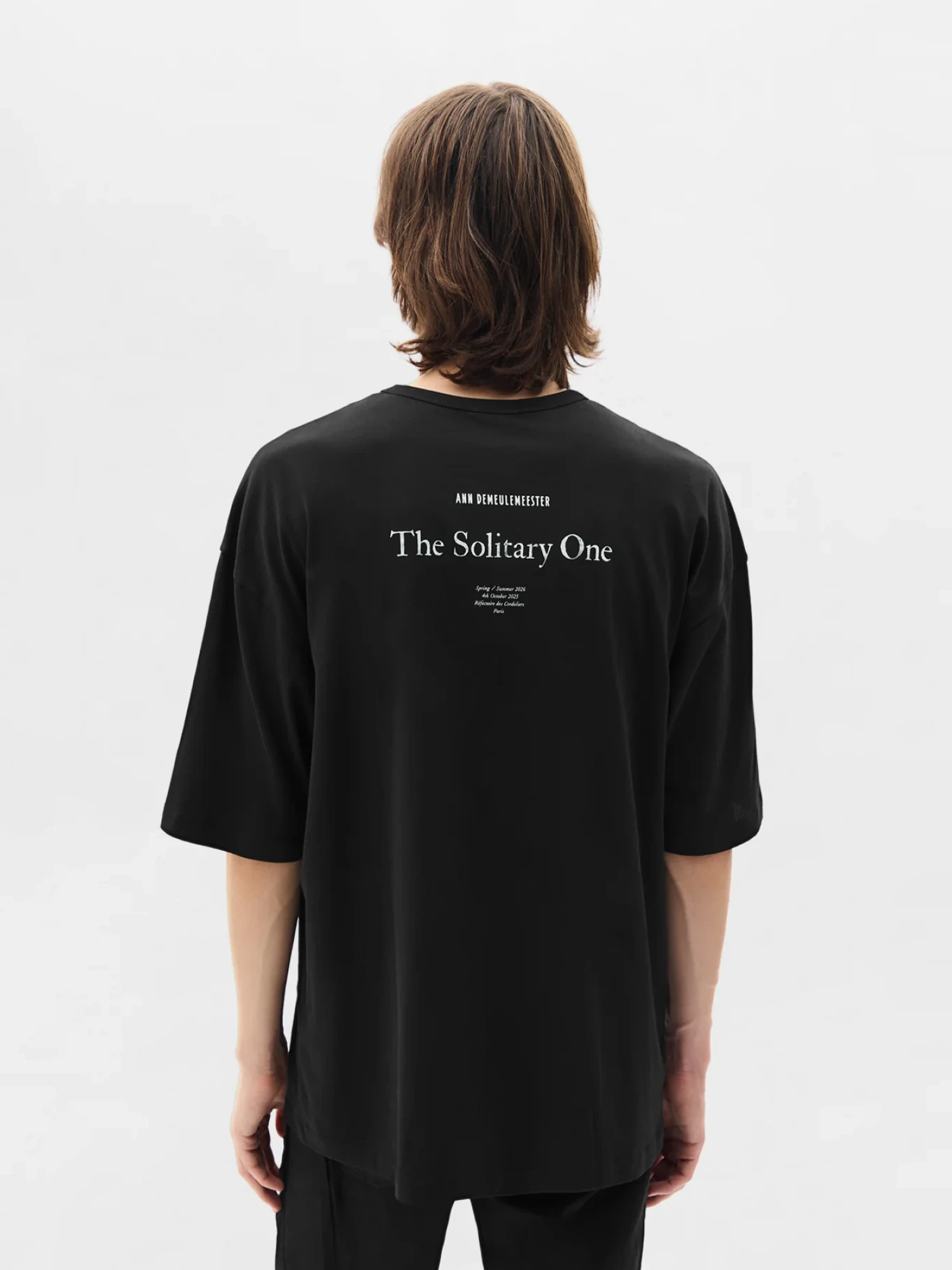 Футболка Ann Demeulemeester Dieter The Solitary One Black