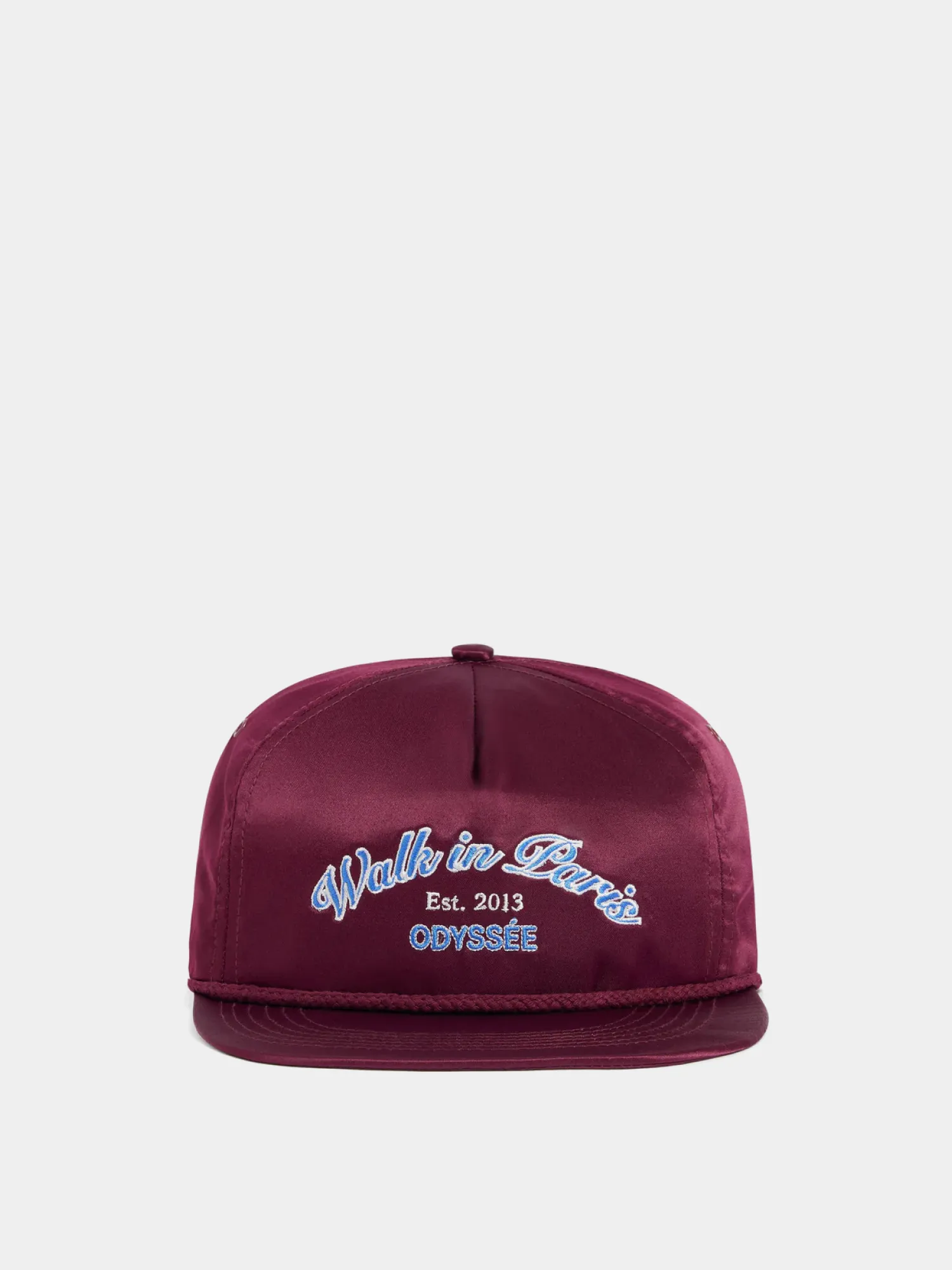 Кепка Walk In Paris Odyssée Satin Cap Burgundy