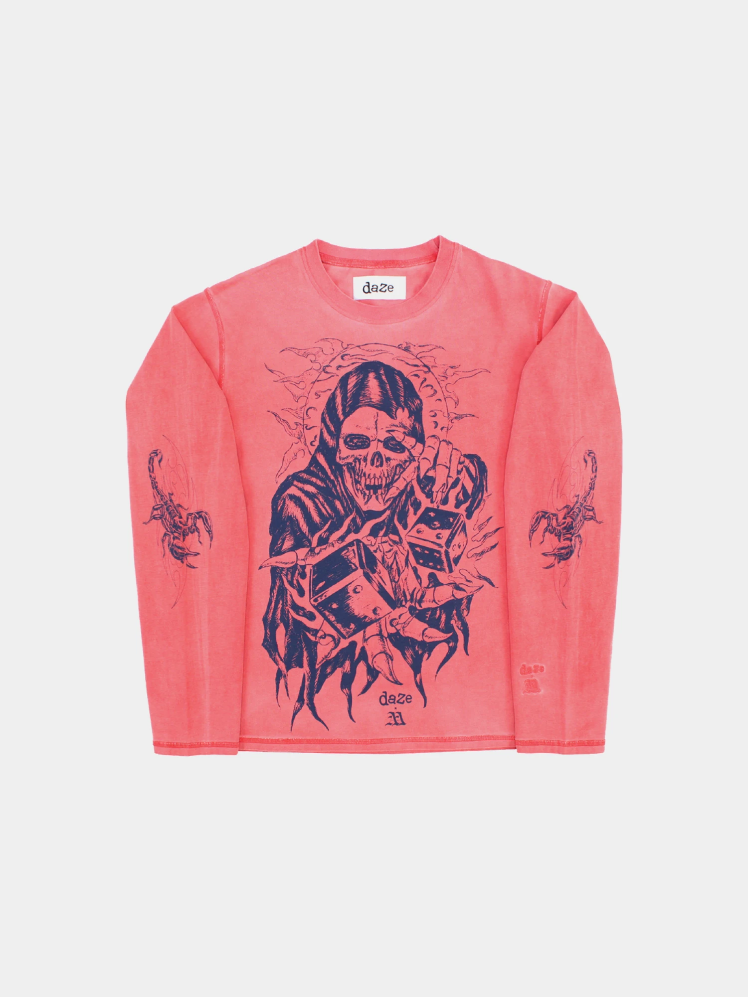 Лонгслив Daze x AA Good Luck Red