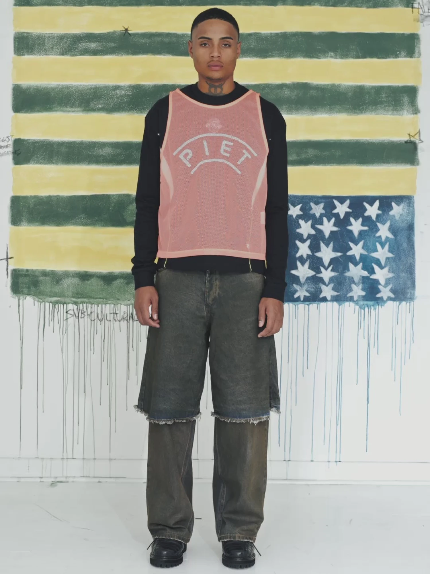 Лонгслив PIET Vest Long Sleeve Black
