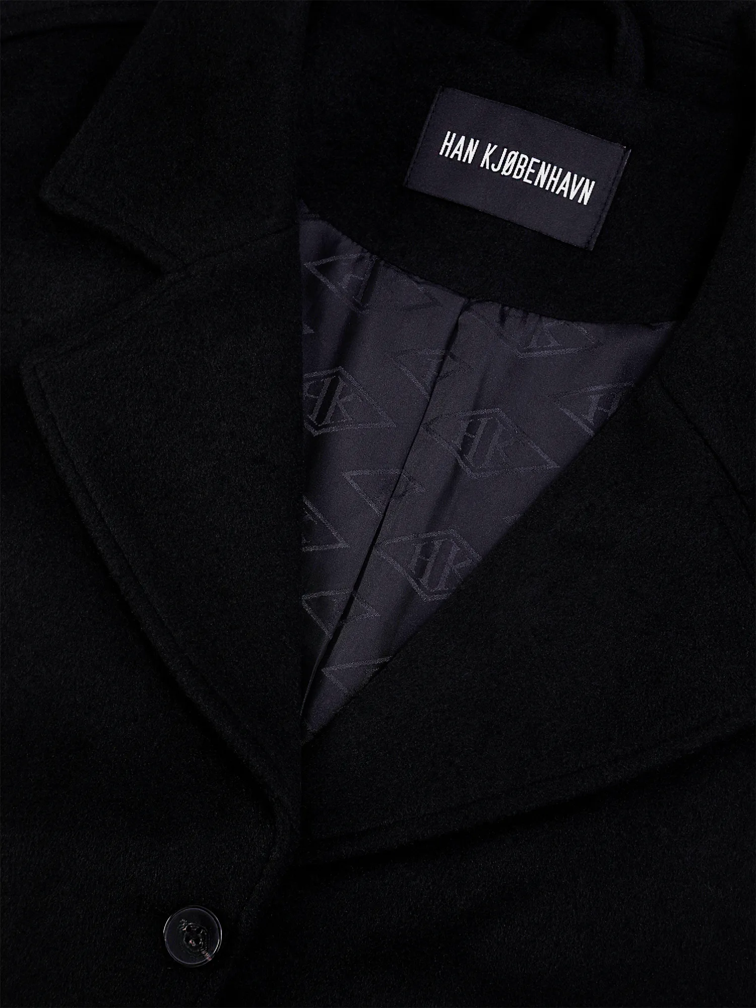 Пальто Han Kjøbenhavn Oversize Wool Coat Black