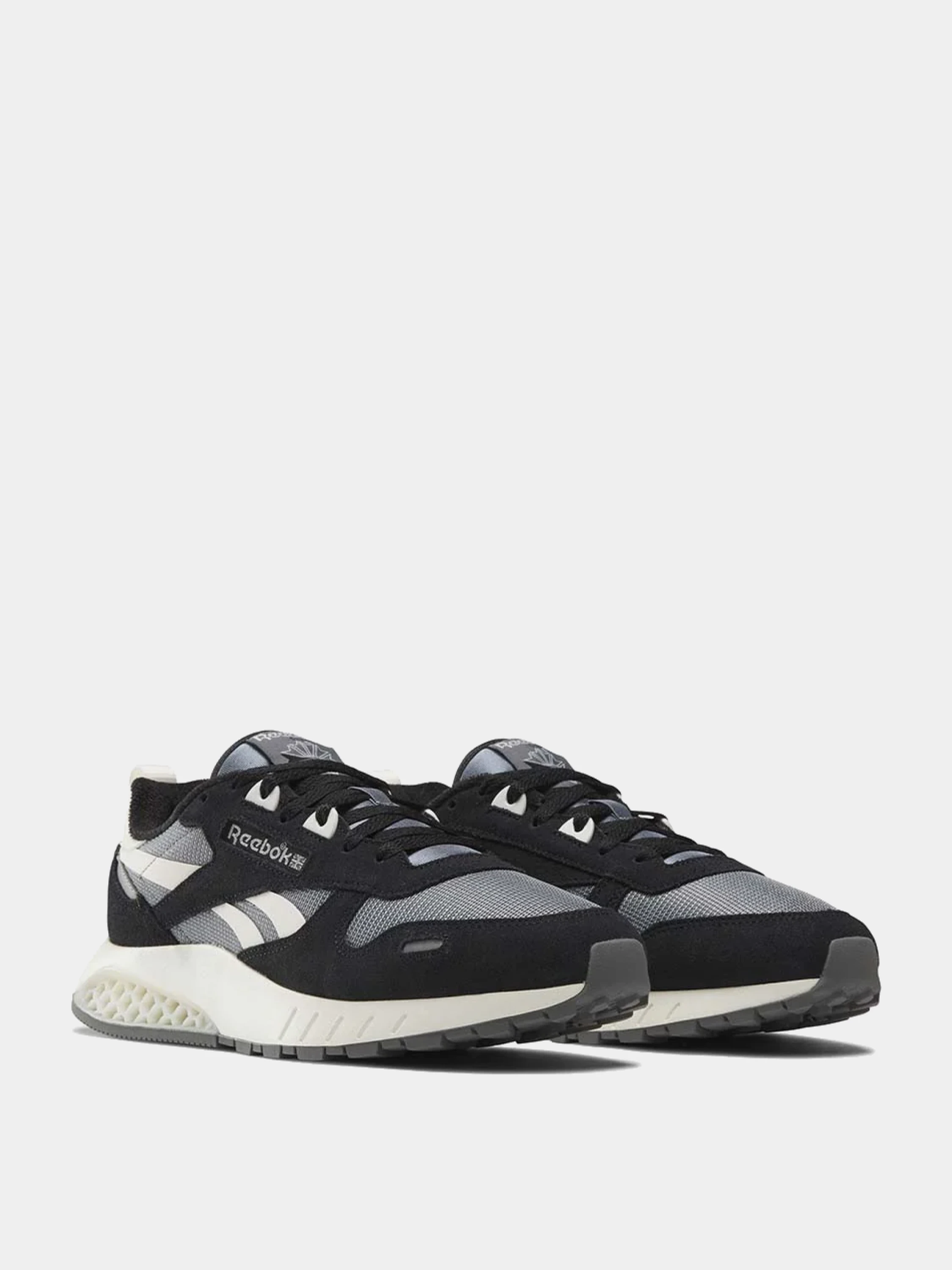 Кроссовки Reebok Classic Leather Hexalite Black/Grey