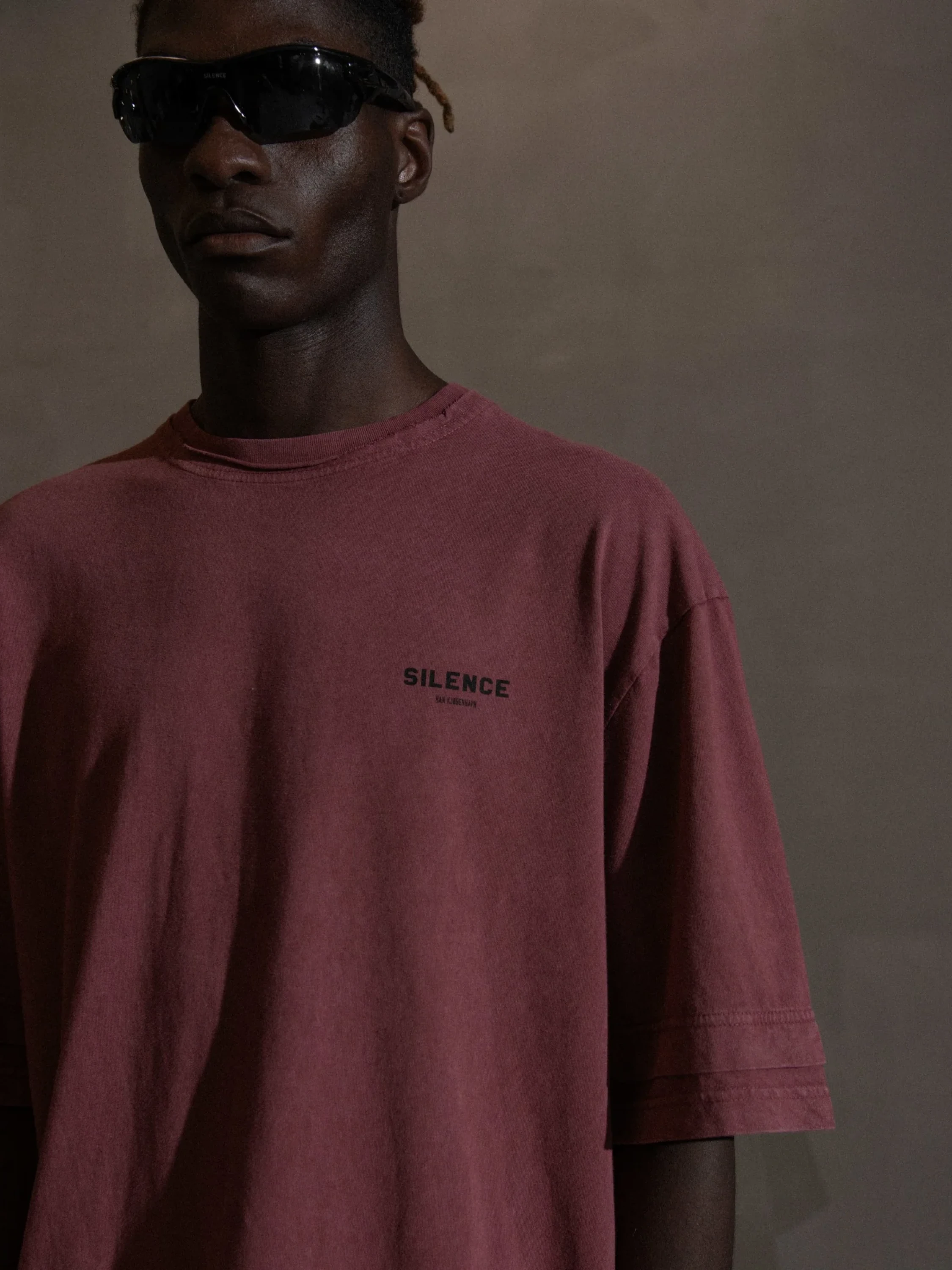 Футболка Han Kjøbenhavn Layered Tee Blood Red