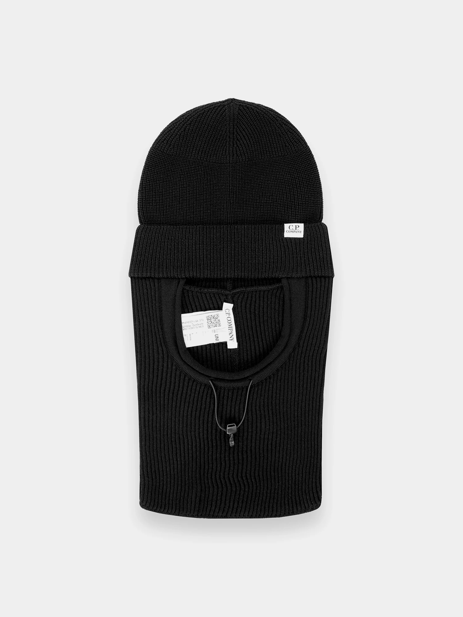 Балаклава C.P. Company Re-Wool Beanie Black