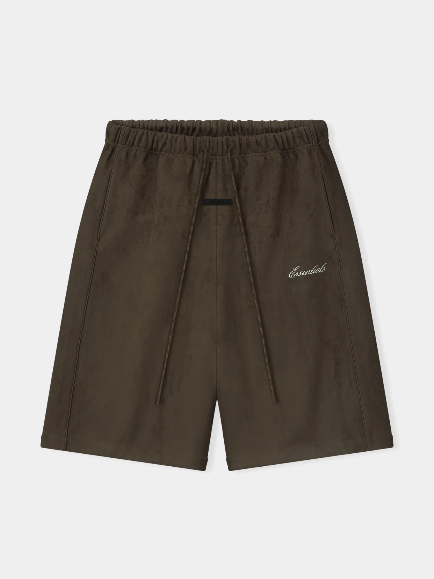 Шорты Fear of God ESSENTIALS Suede Signature Brown