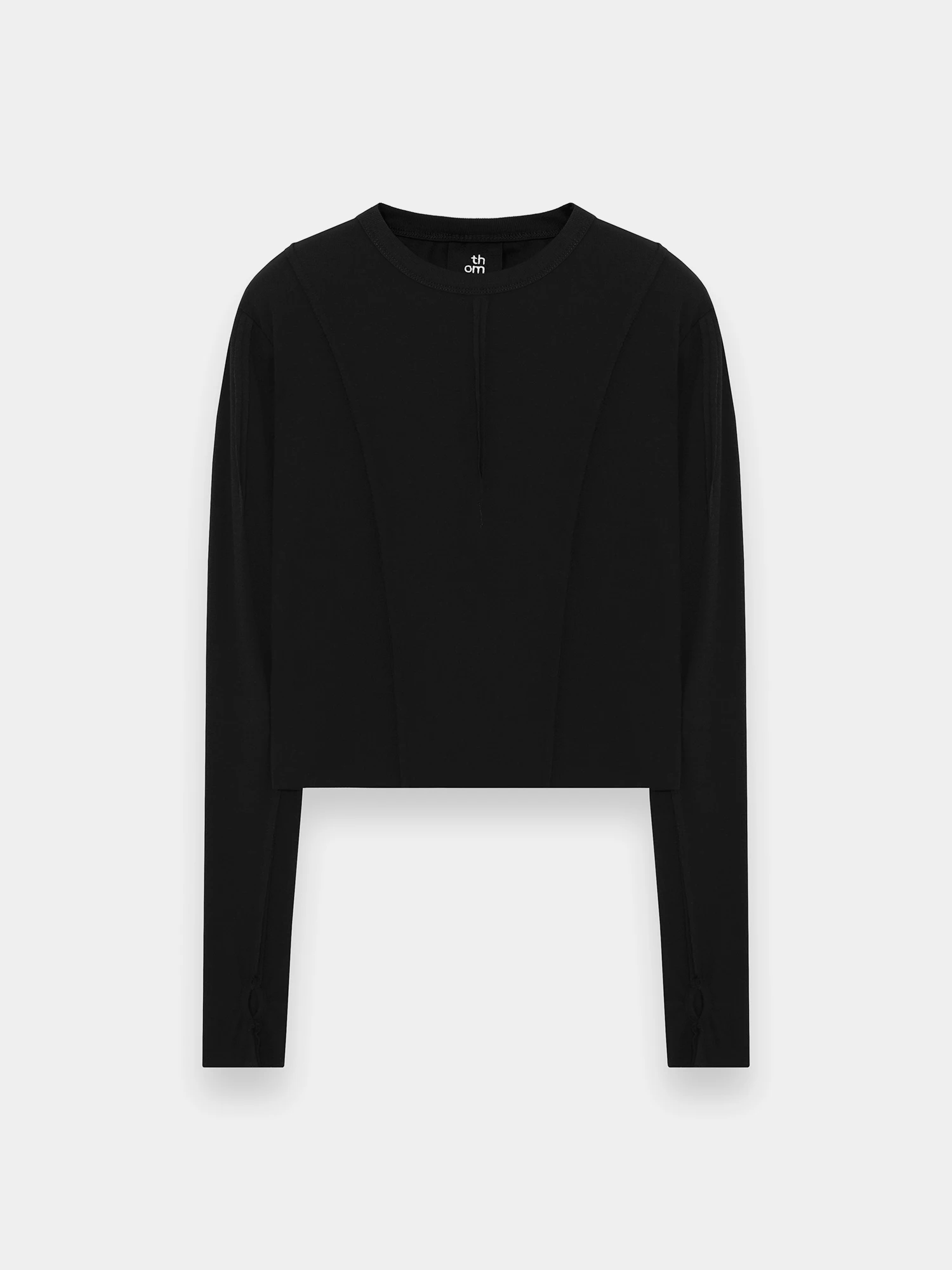 Женский лонгслив thom/krom W TS 534 Black