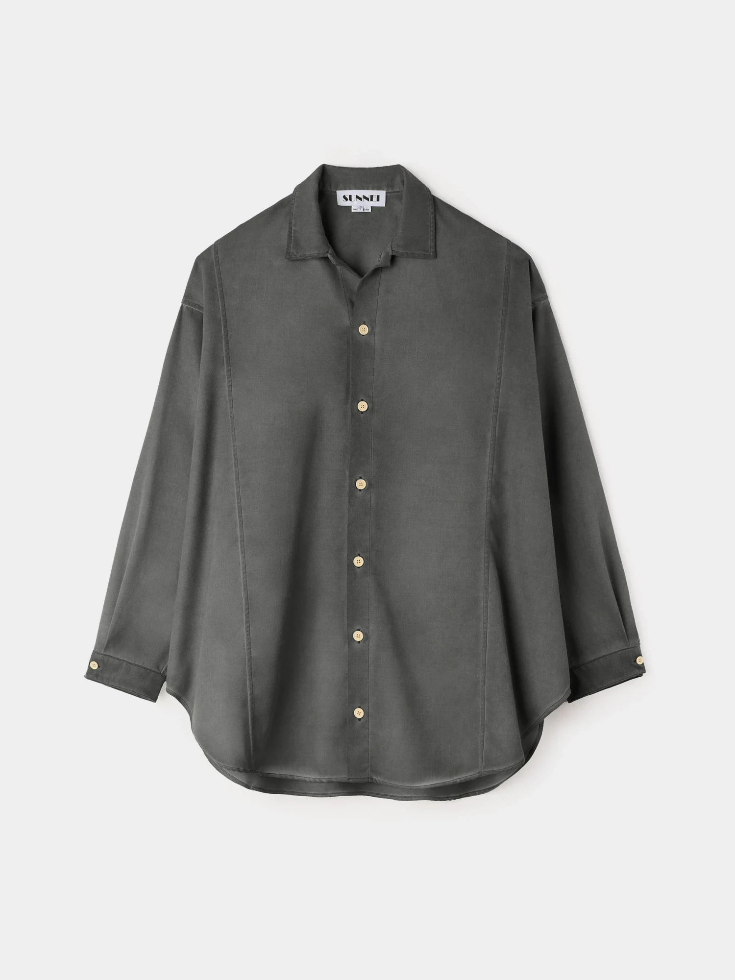Рубашка Sunnei Mega Over Shirts With Cuts Grey