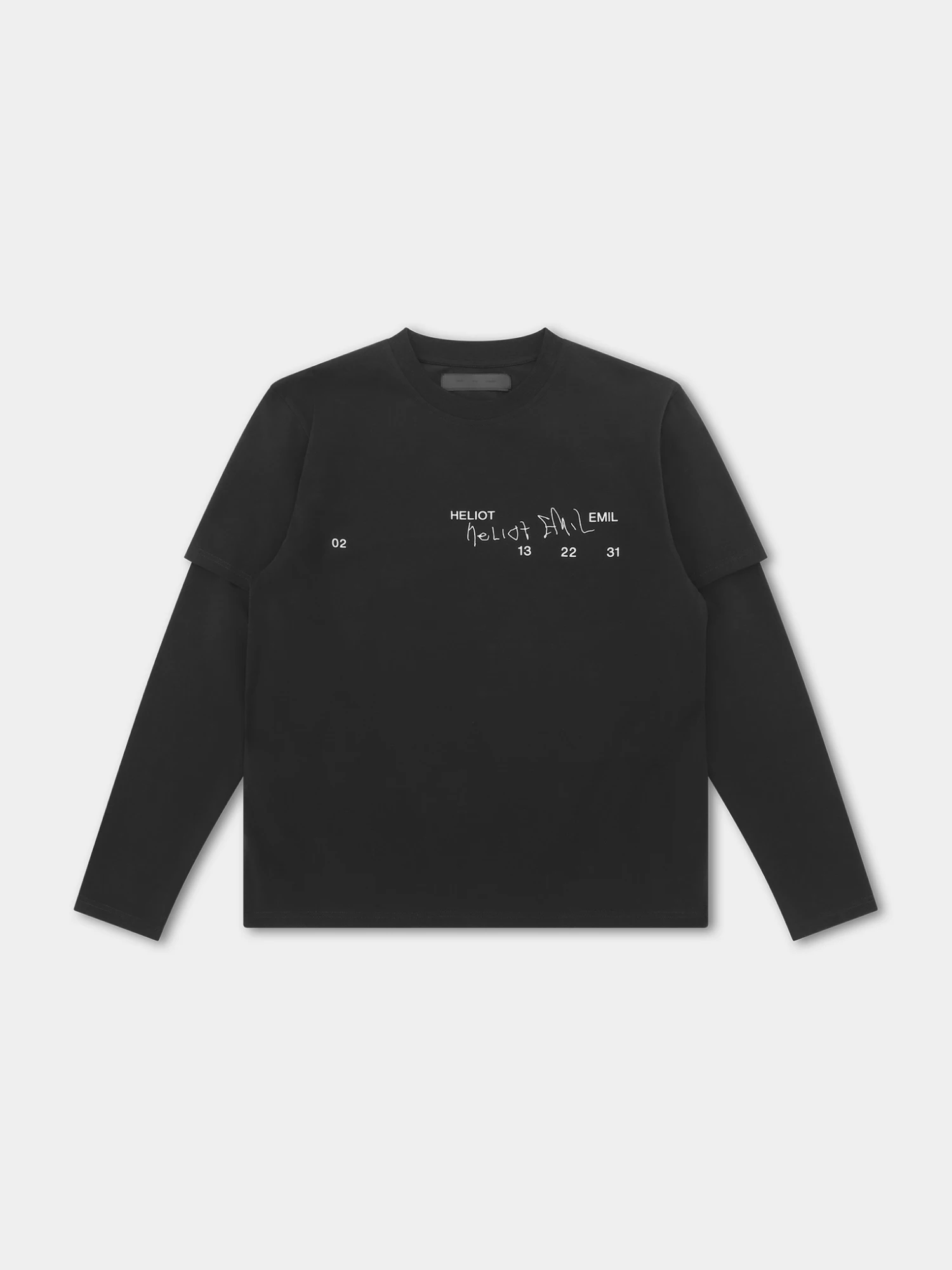 Лонгслив HELIOT EMIL Fulgens L/S Black