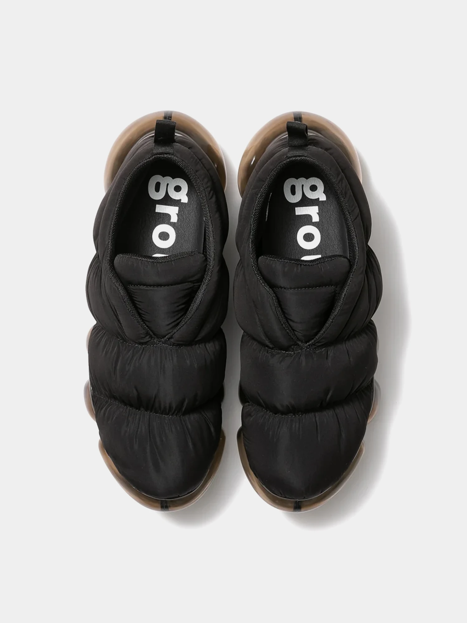 Полуботинки GROUNDS Jewelry Puff Trainer Black