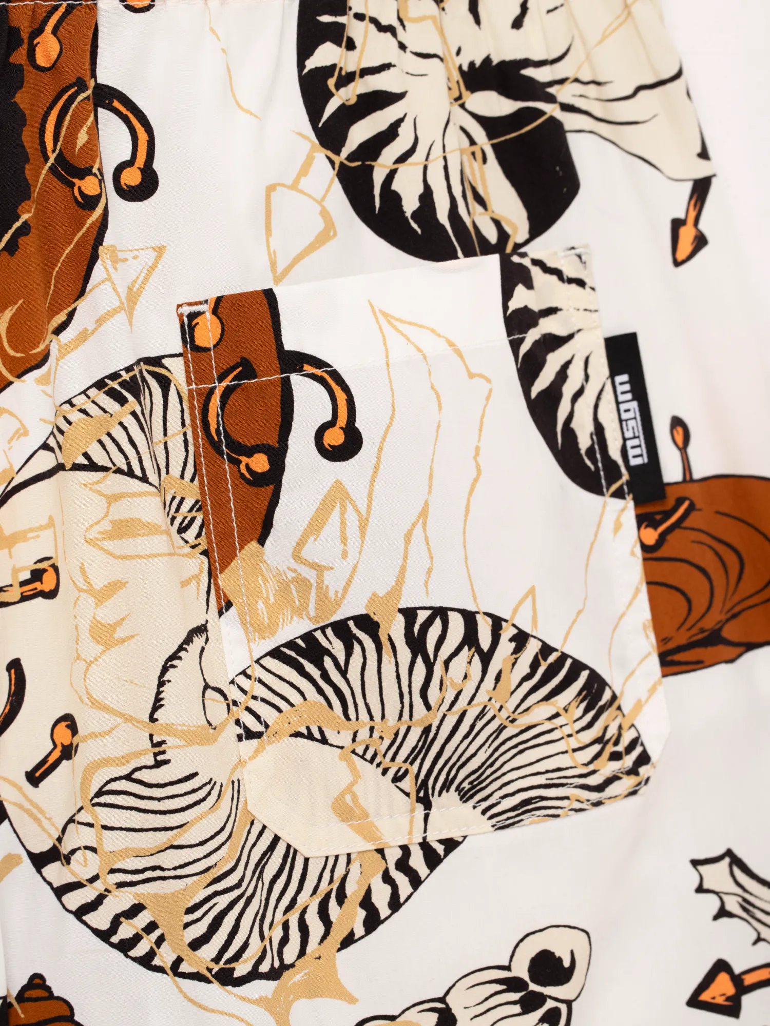 Шорты MSGM Punky Shells White