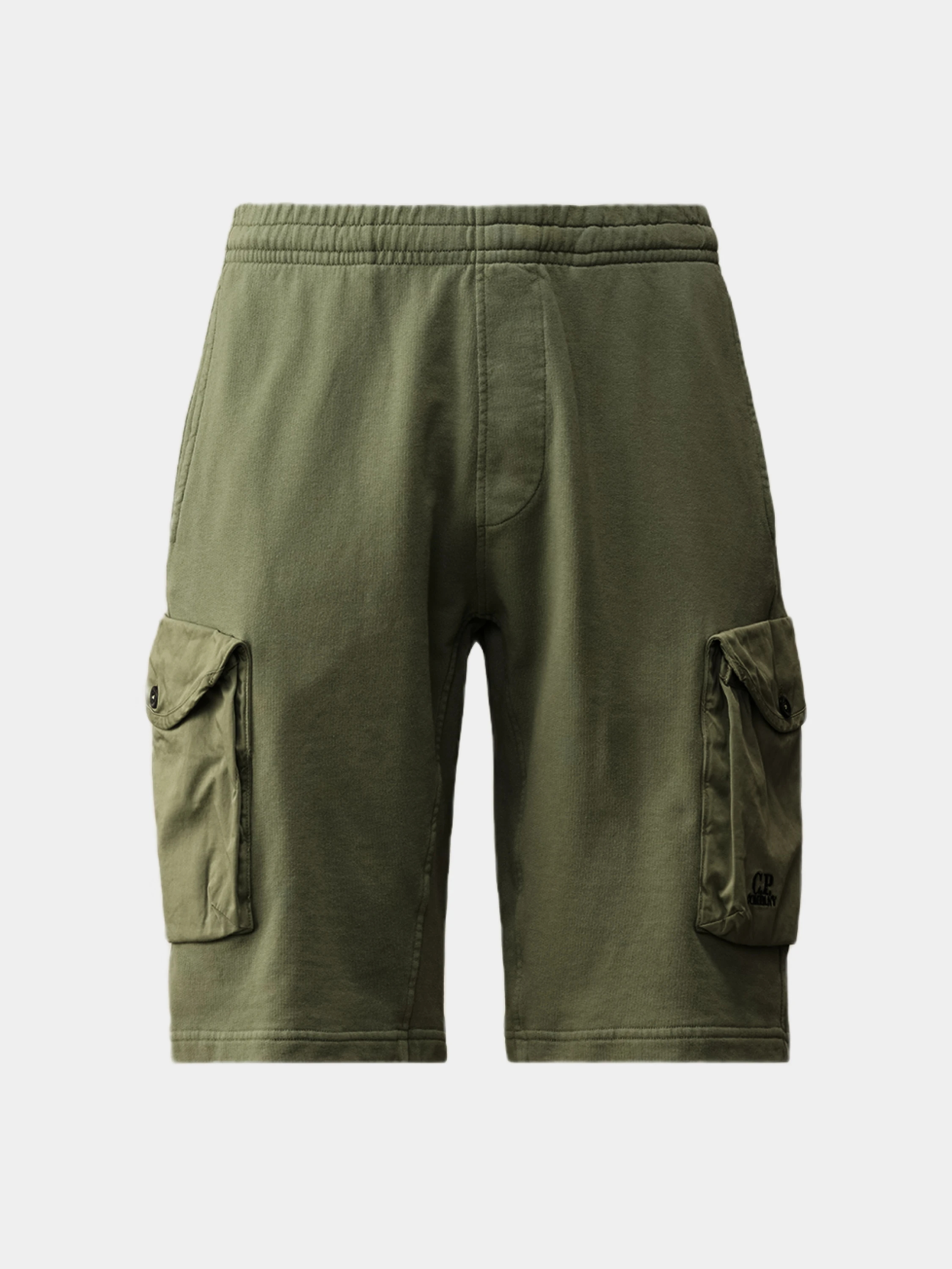 Шорты C.P. Company Cotton Fleece Mixed Cargo Agave Green
