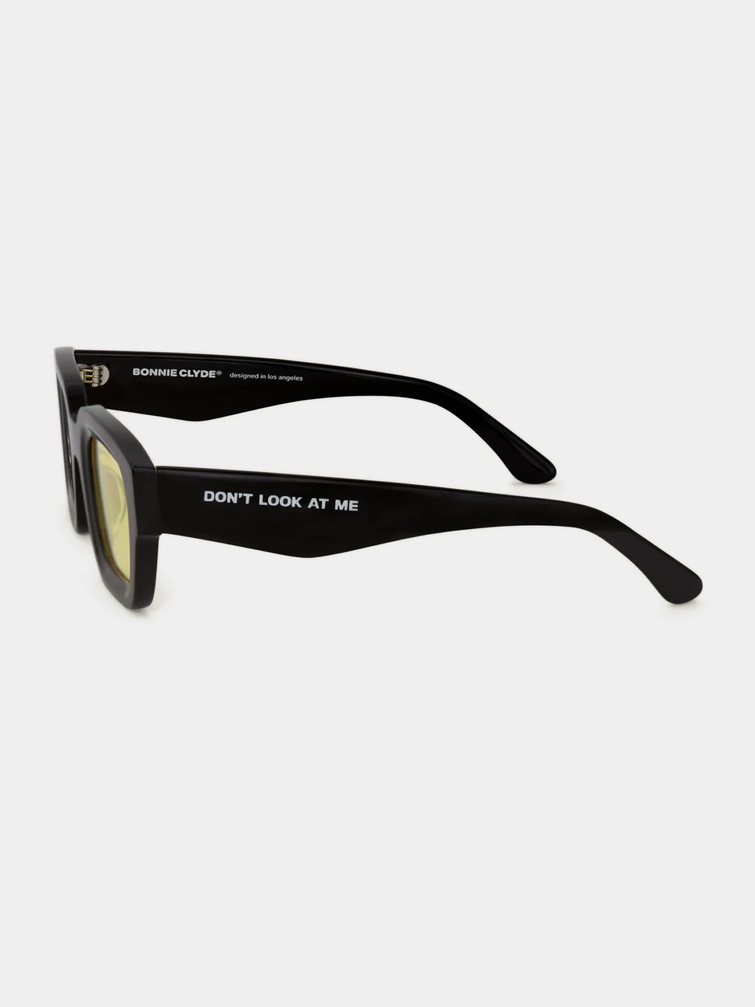 Очки Bonnie Clyde Karate Black and Yellow Tint