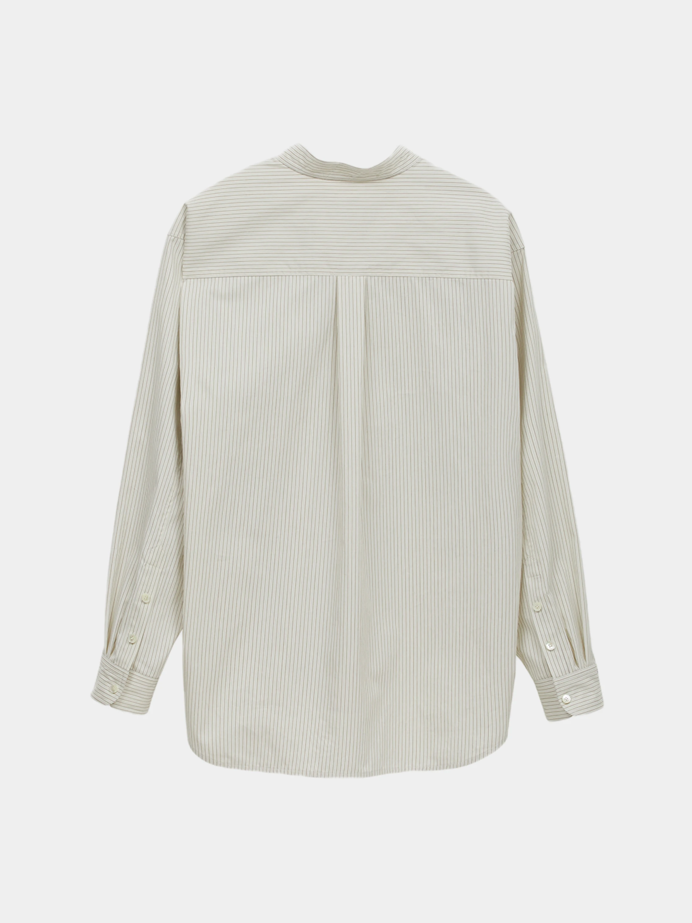 Рубашка Recto Fabio Multi Stripe China Collar Shirt Ivory