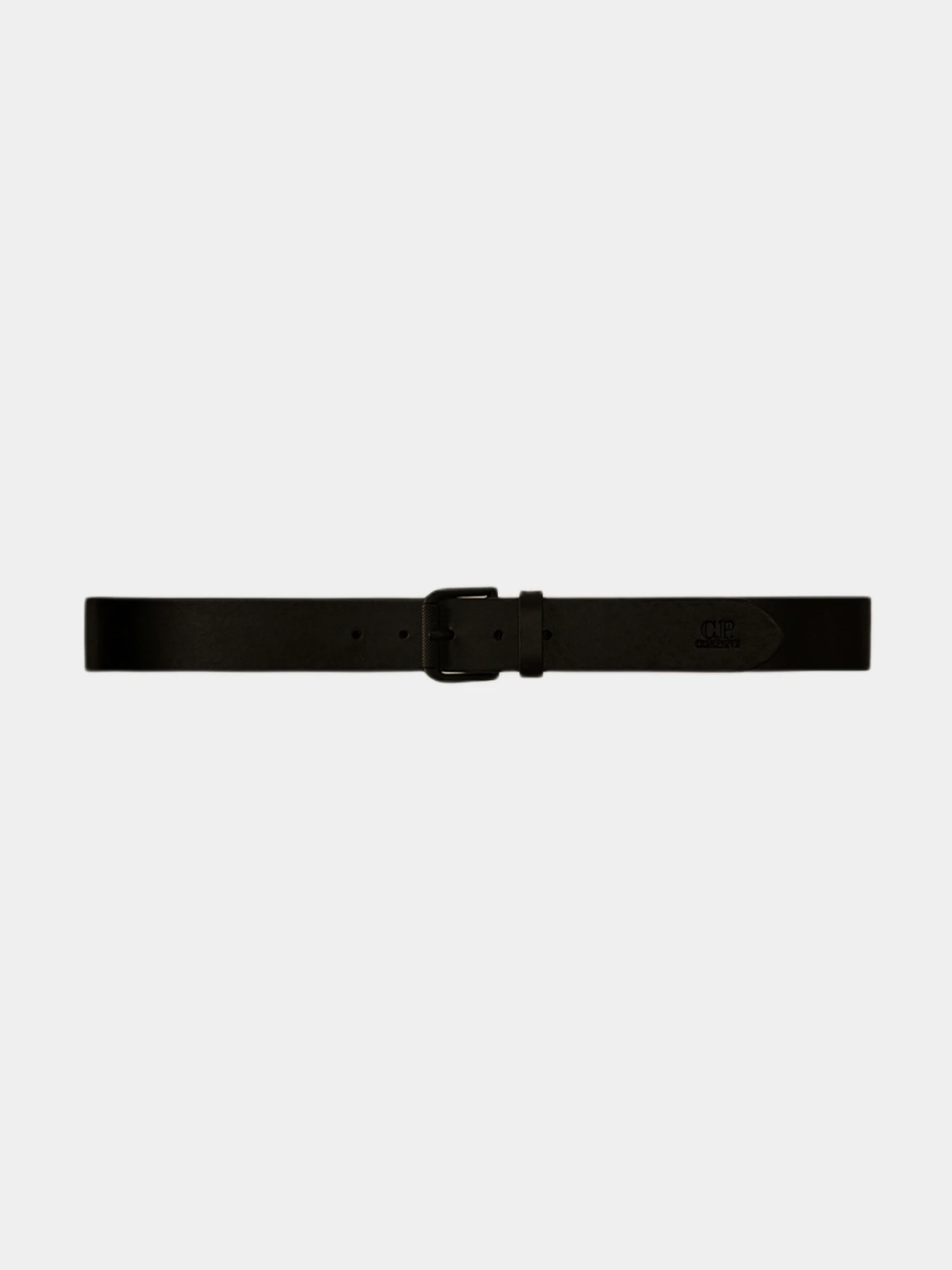 Ремень C.P. Company Leather Logo Black
