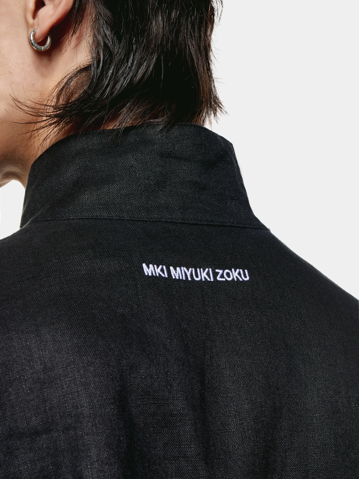 Олимпийка MKI MIYUKI ZOKU Linen Track Black