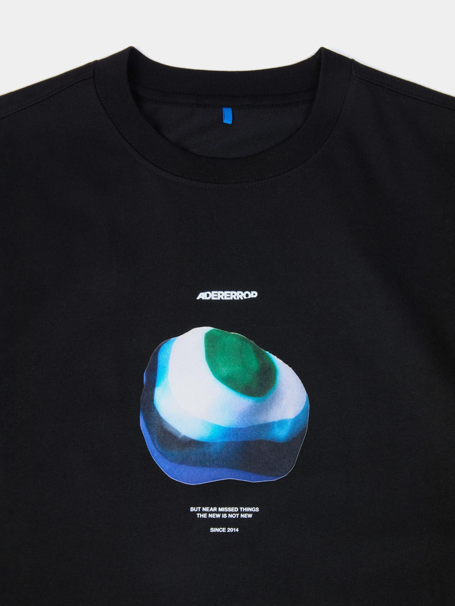 Футболка ADERERROR Dimension Ball Product. 126 Black/Blue