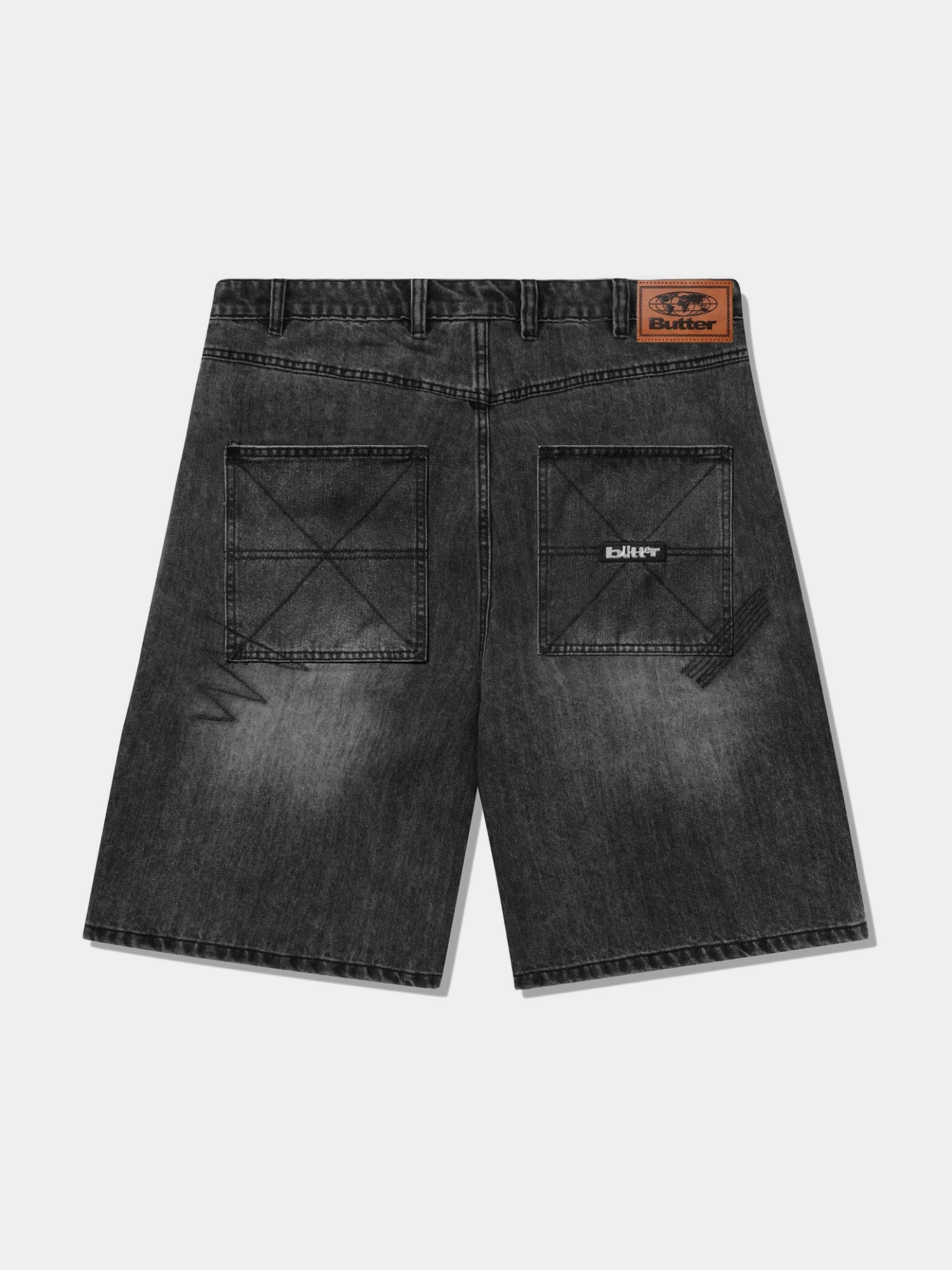 Шорты Butter Goods Stitch Shorts Distressed Grey