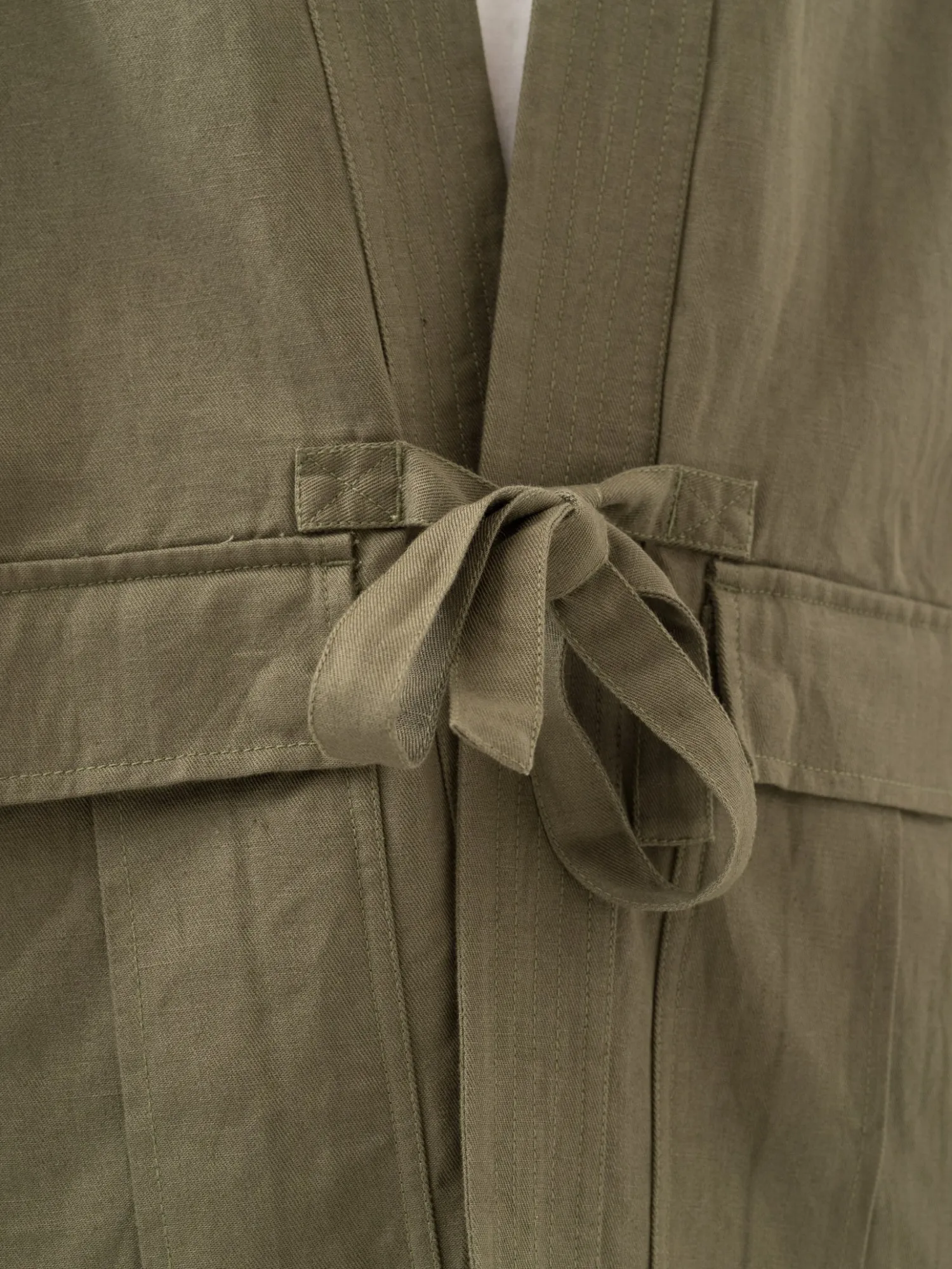 Кимоно MAHARISHI 6028 Hemp Cargo Hanten Olive