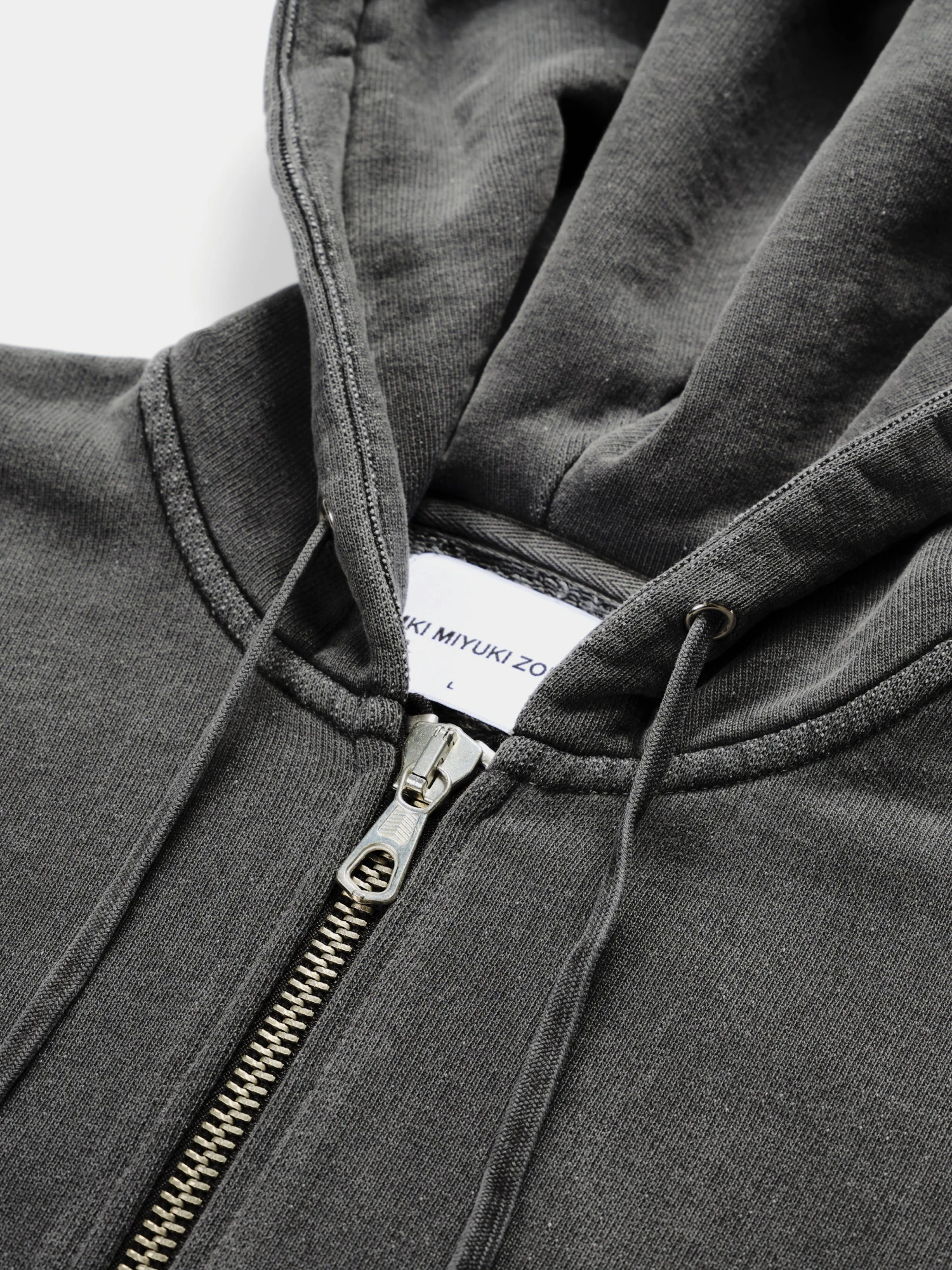 Зип-худи MKI MIYUKI ZOKU Uniform Zip Hoody Pigment Black