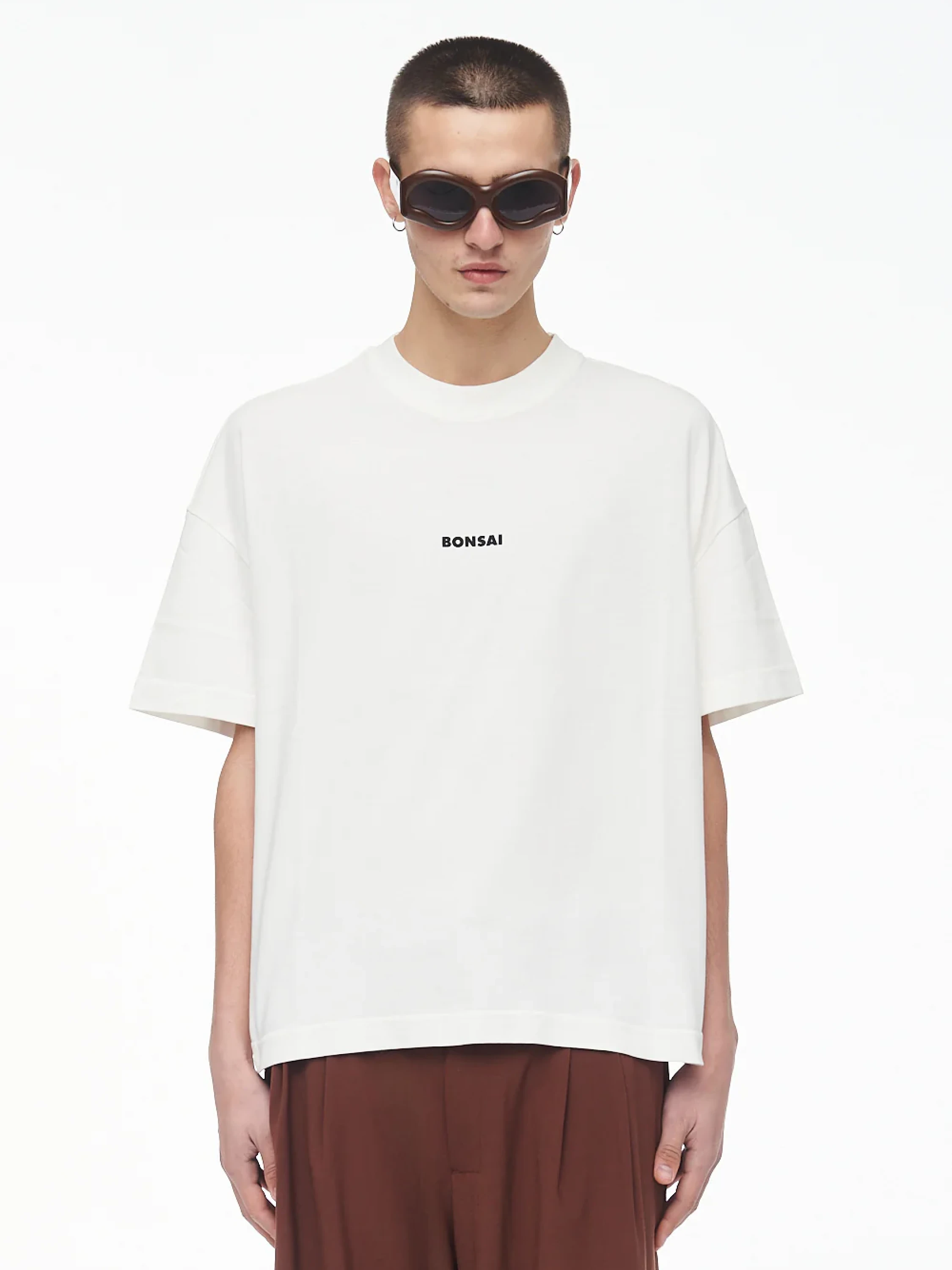 Футболка BONSAI Oversize Classic Logo Off-White