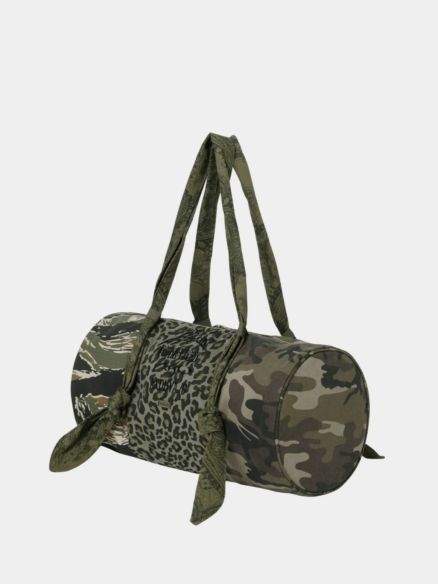 Сумка AJOBYAJO Pattern Mixed Duffle Khaki