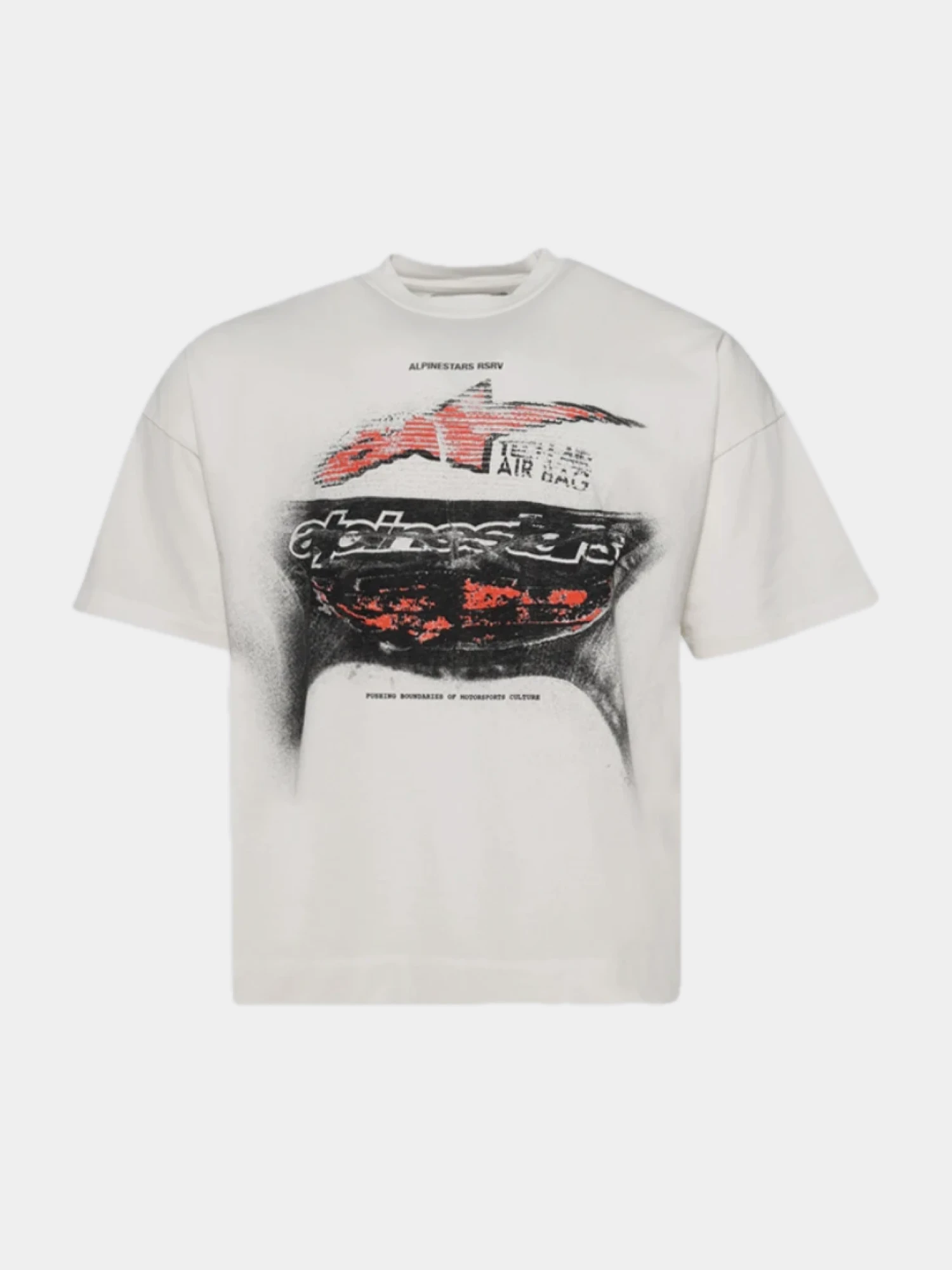 Футболка ALPINESTARS RSRV RSRV Wear&Tear White Red