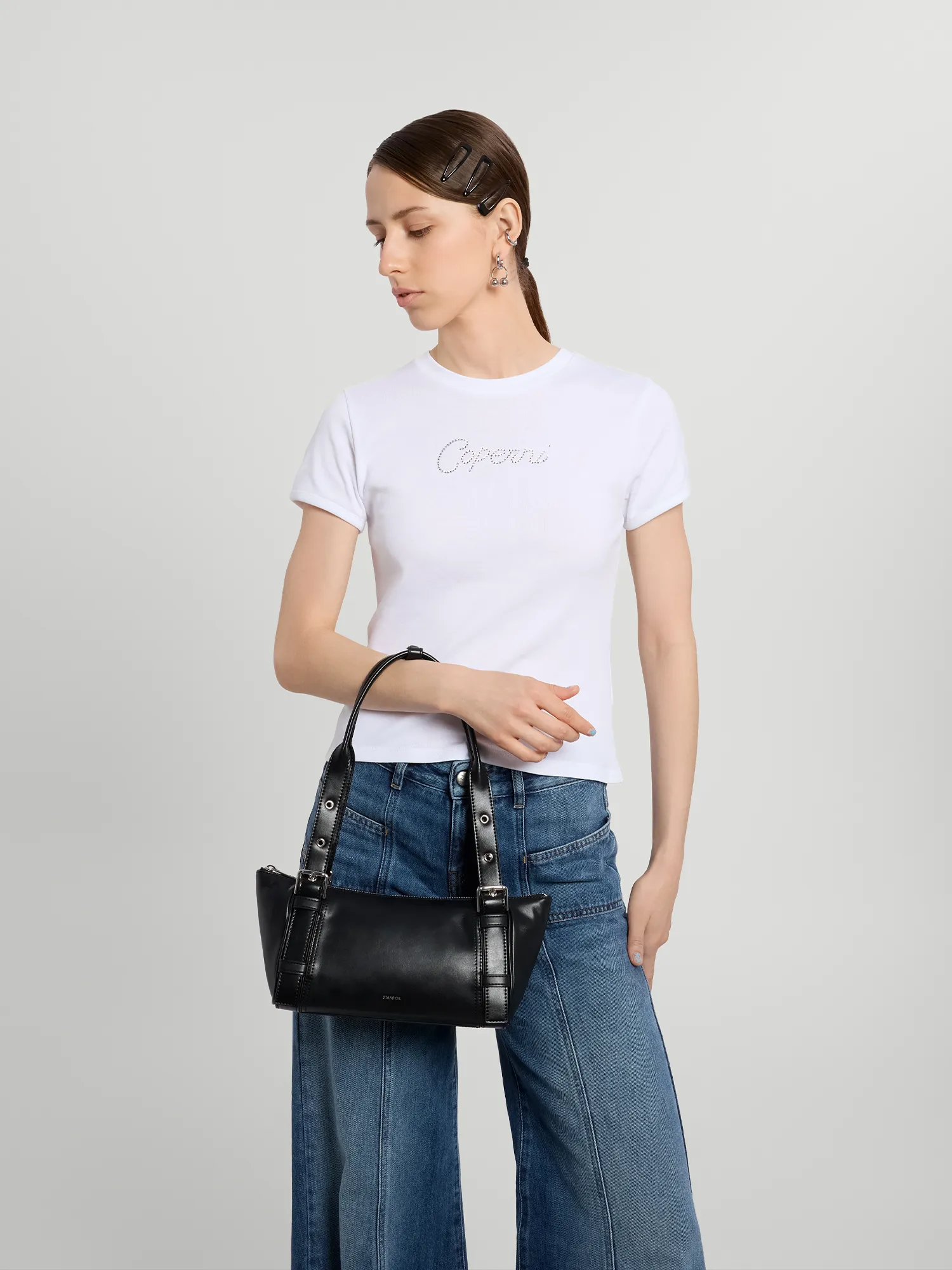 Женская сумка STAND OIL Boat Bag Black