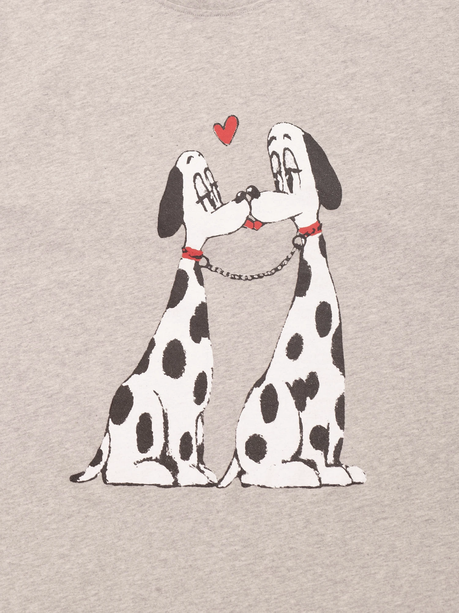 Футболка Carne Bollente The Pooch Smooch Melange Grey