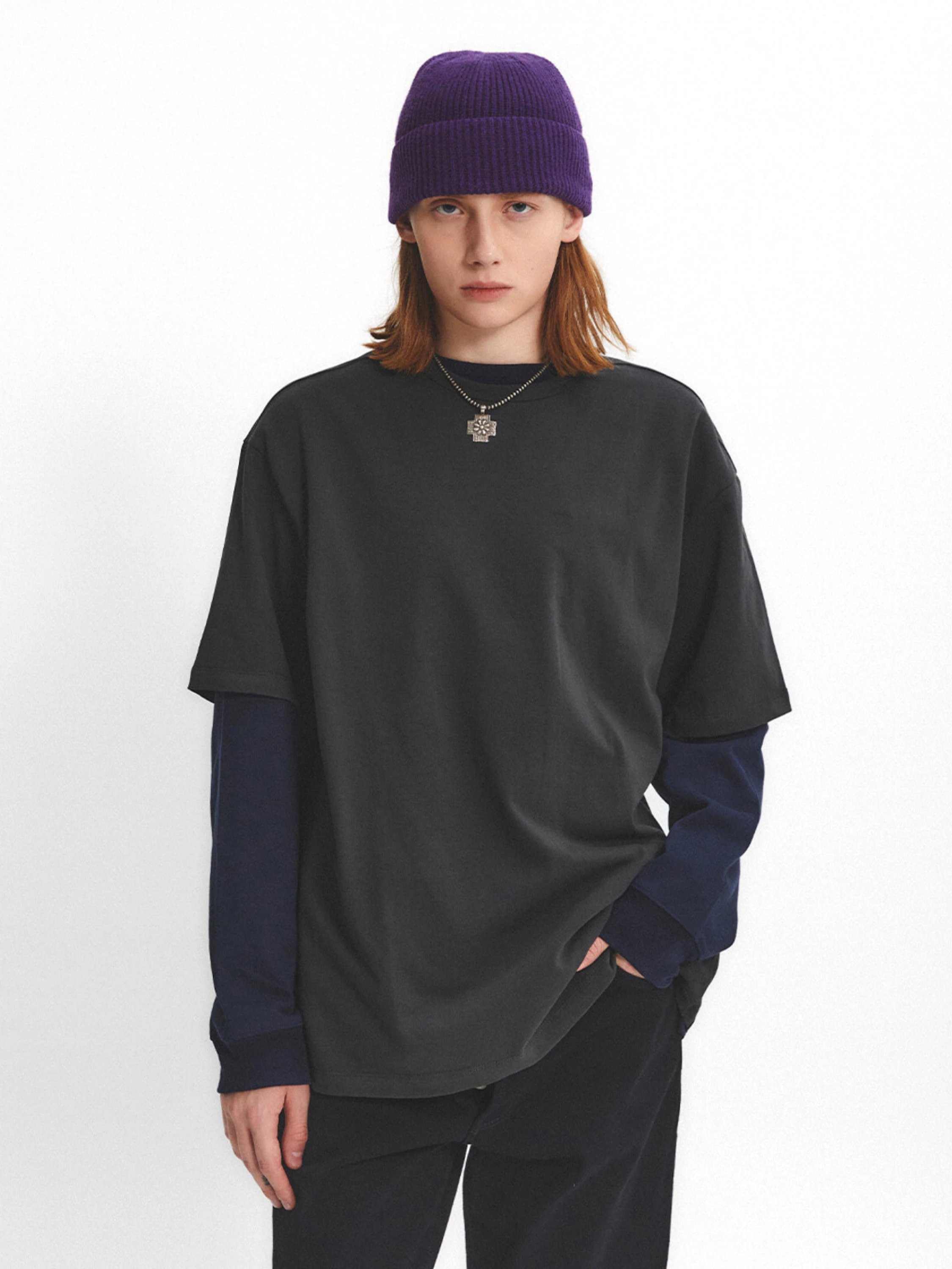 Футболка EASTLOGUE PERMANENT Loose Fit Charcoal