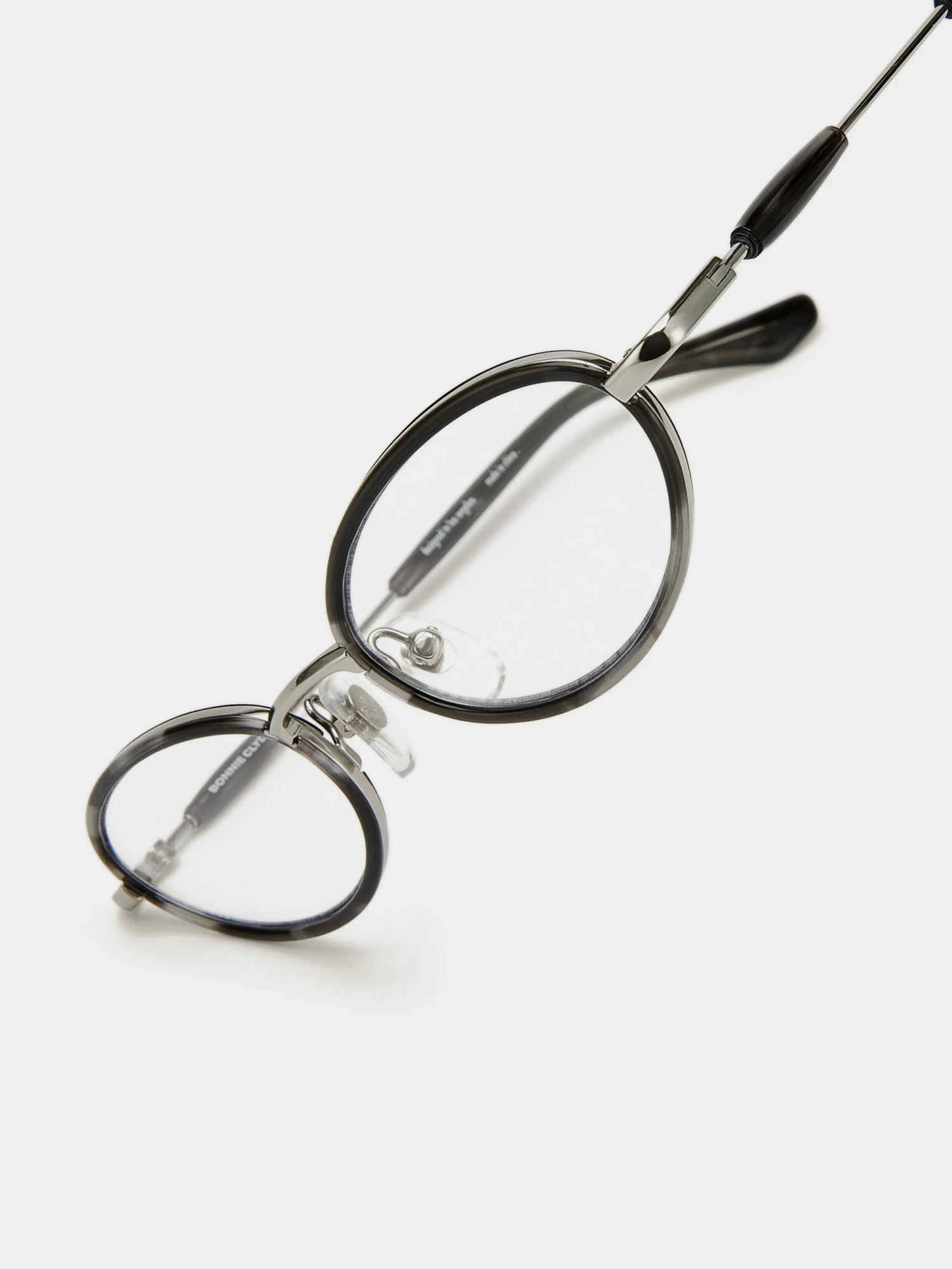Очки Bonnie Clyde Voodoo Silver Black Tortoise & Clear Lens