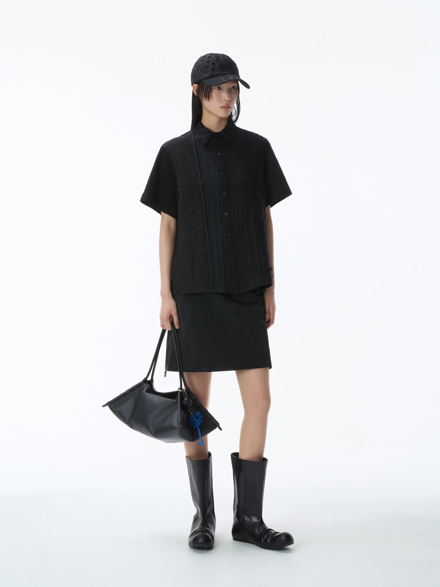 Рубашка ADERERROR Half Sleeve Product. 36 Black
