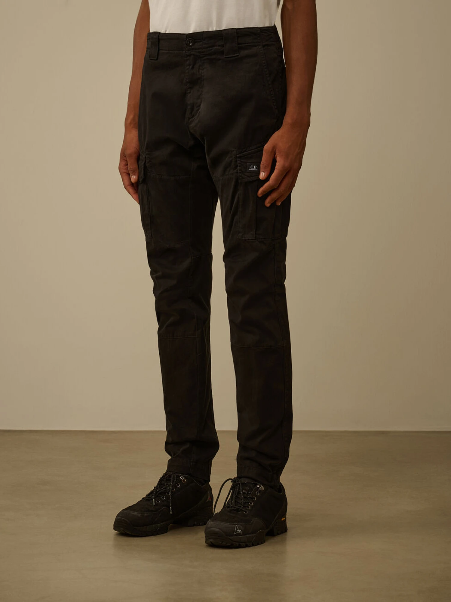 Брюки C.P. Company Stretch Sateen Ergonomic Cargo Black