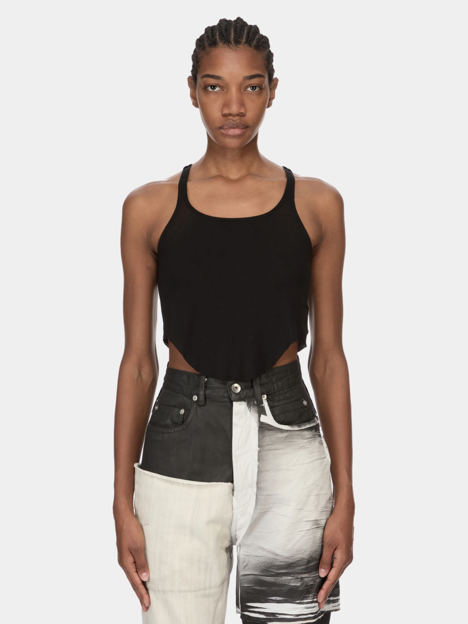 Женский топ RICK OWENS DRKSHDW Temple Basic Cropped Black
