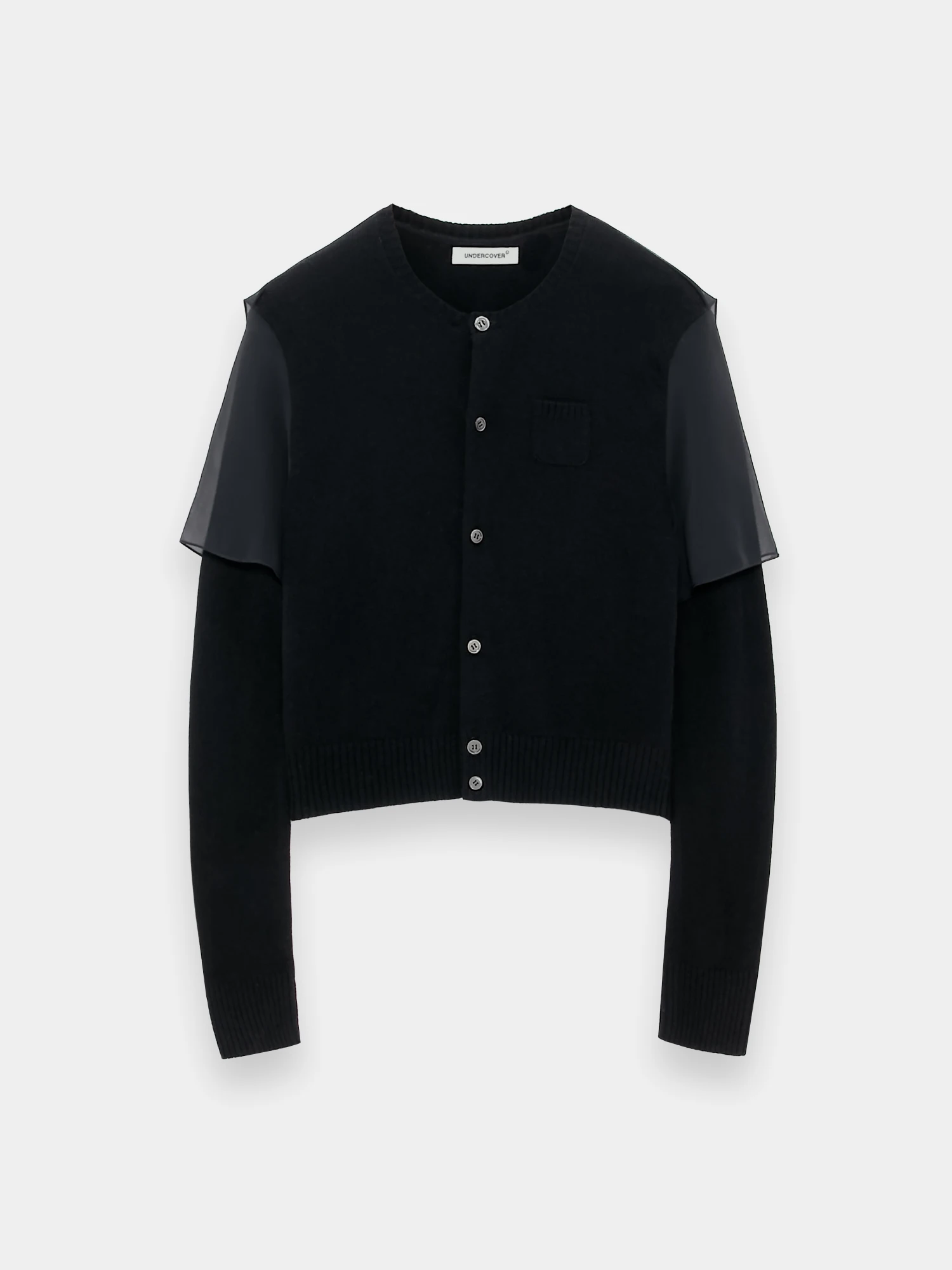 Женский кардиган UNDERCOVER Double Layer Black