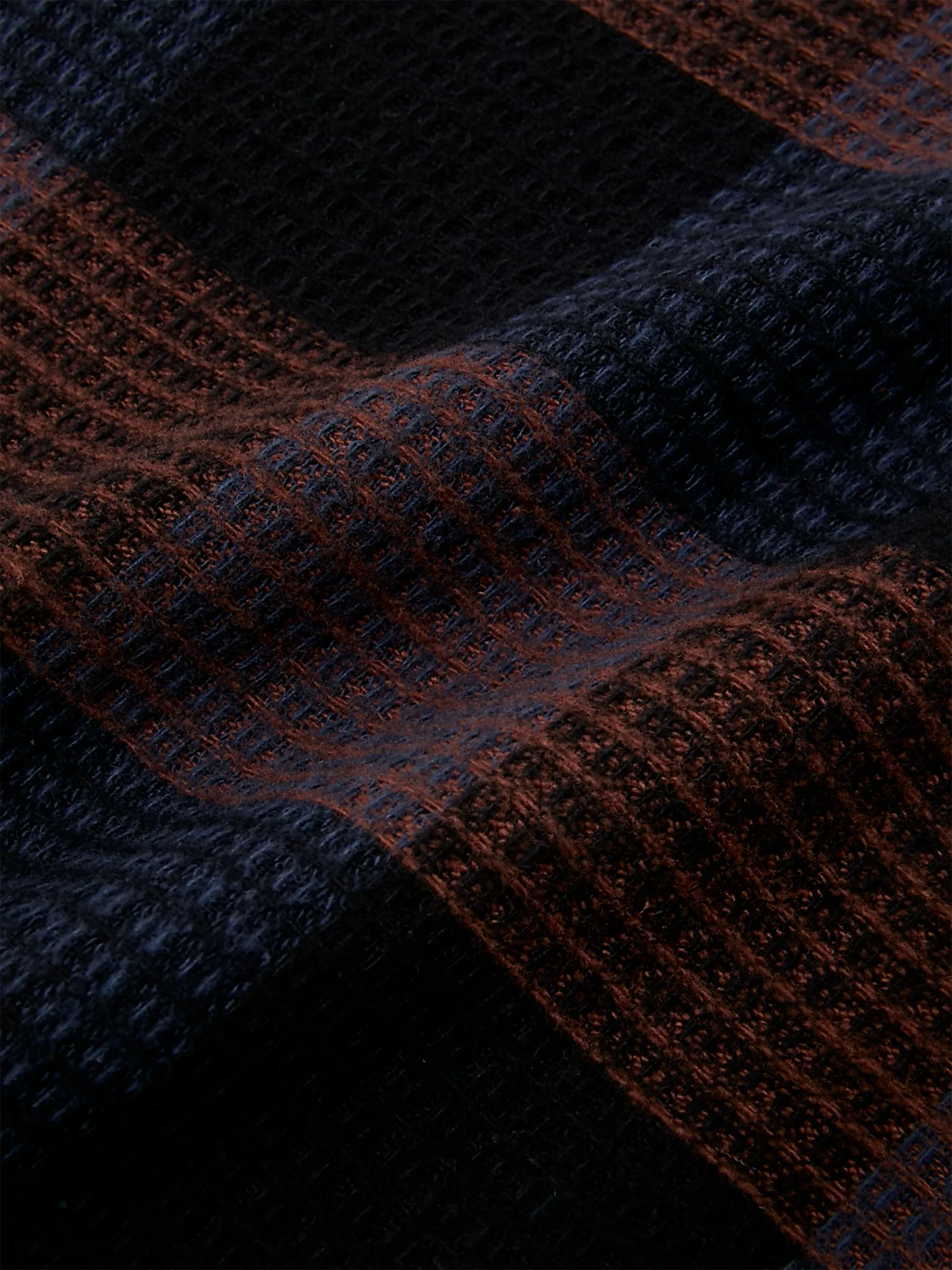 Лонгслив Song for the Mute L/S Polo Towel Check Black