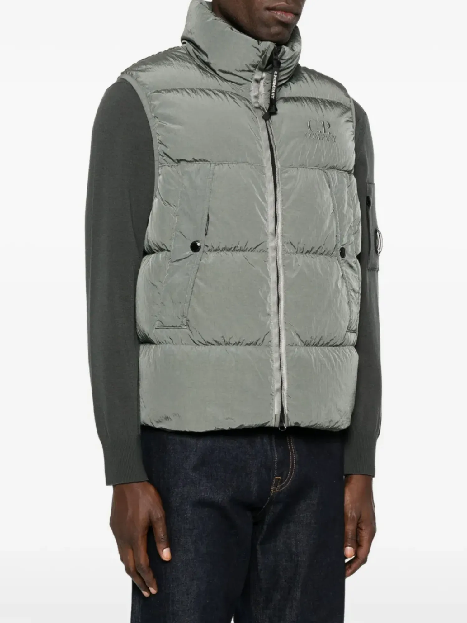Жилет C.P. Company Chrome-R Turtleneck Vest Gunmetal
