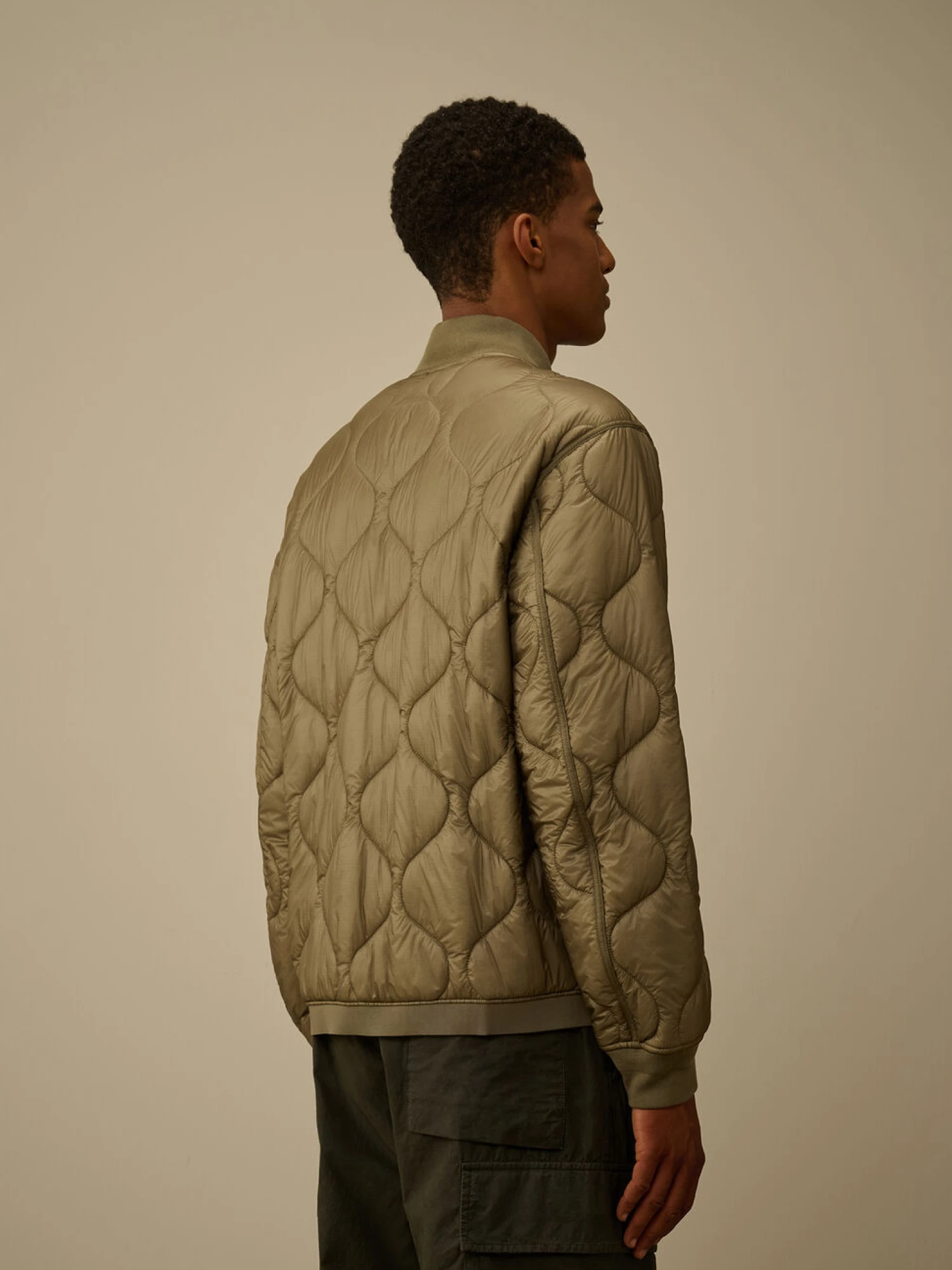 Стеганая куртка C.P. Company Liner Bomber Padded Fallen Rock