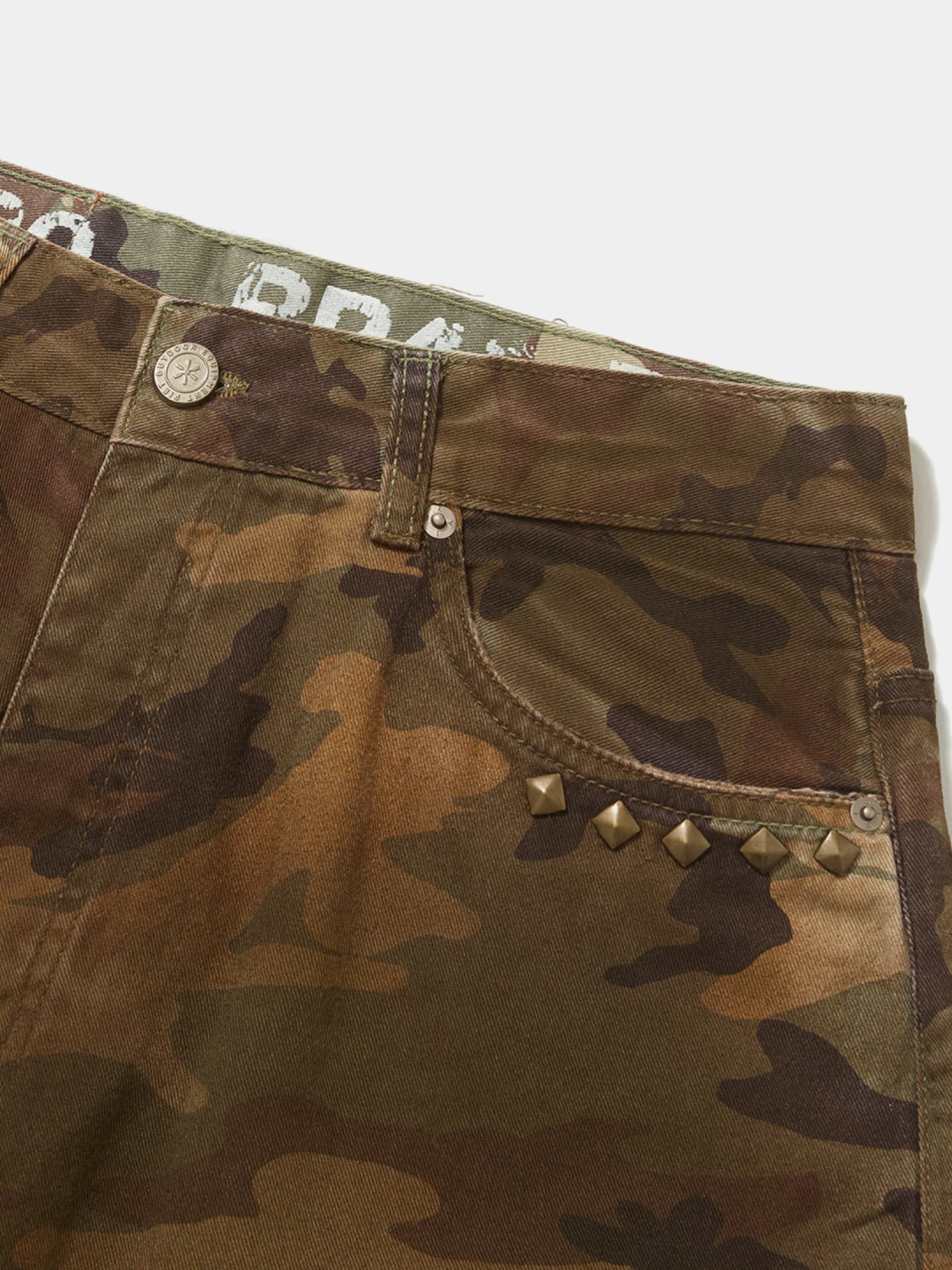 Джинсы PIET Distressed Camo Oversized
