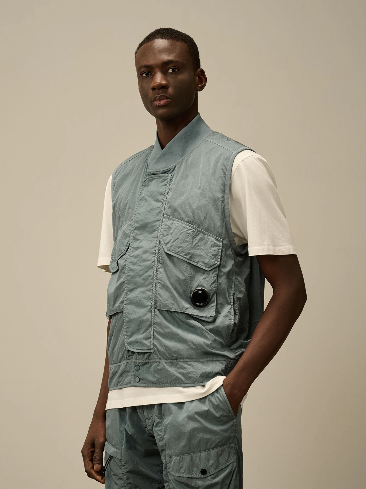 Жилет C.P. Company Chrome-R Lens Vest Stormy Weather