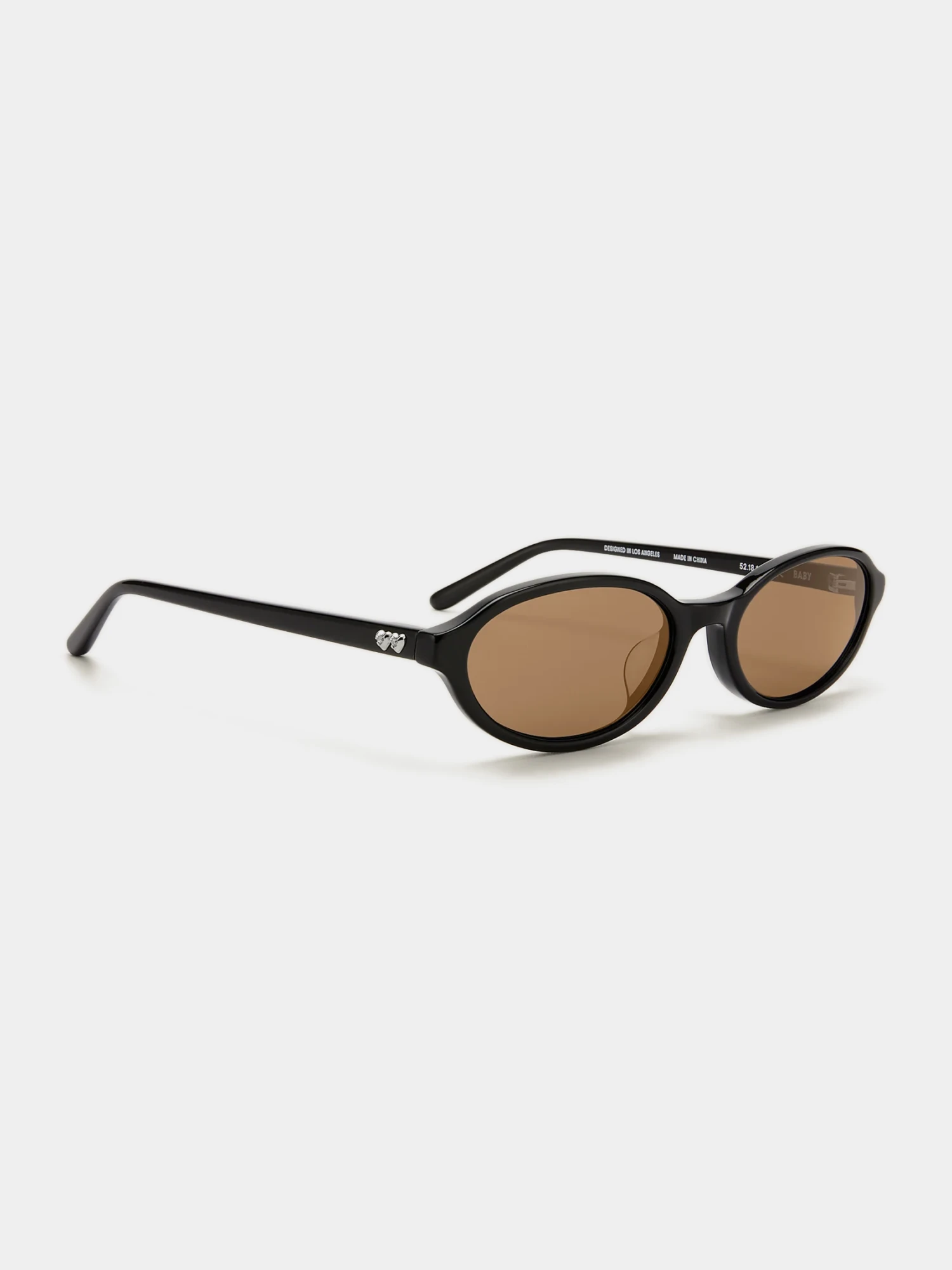 Очки Bonnie Clyde Baby Black & Brown Lens