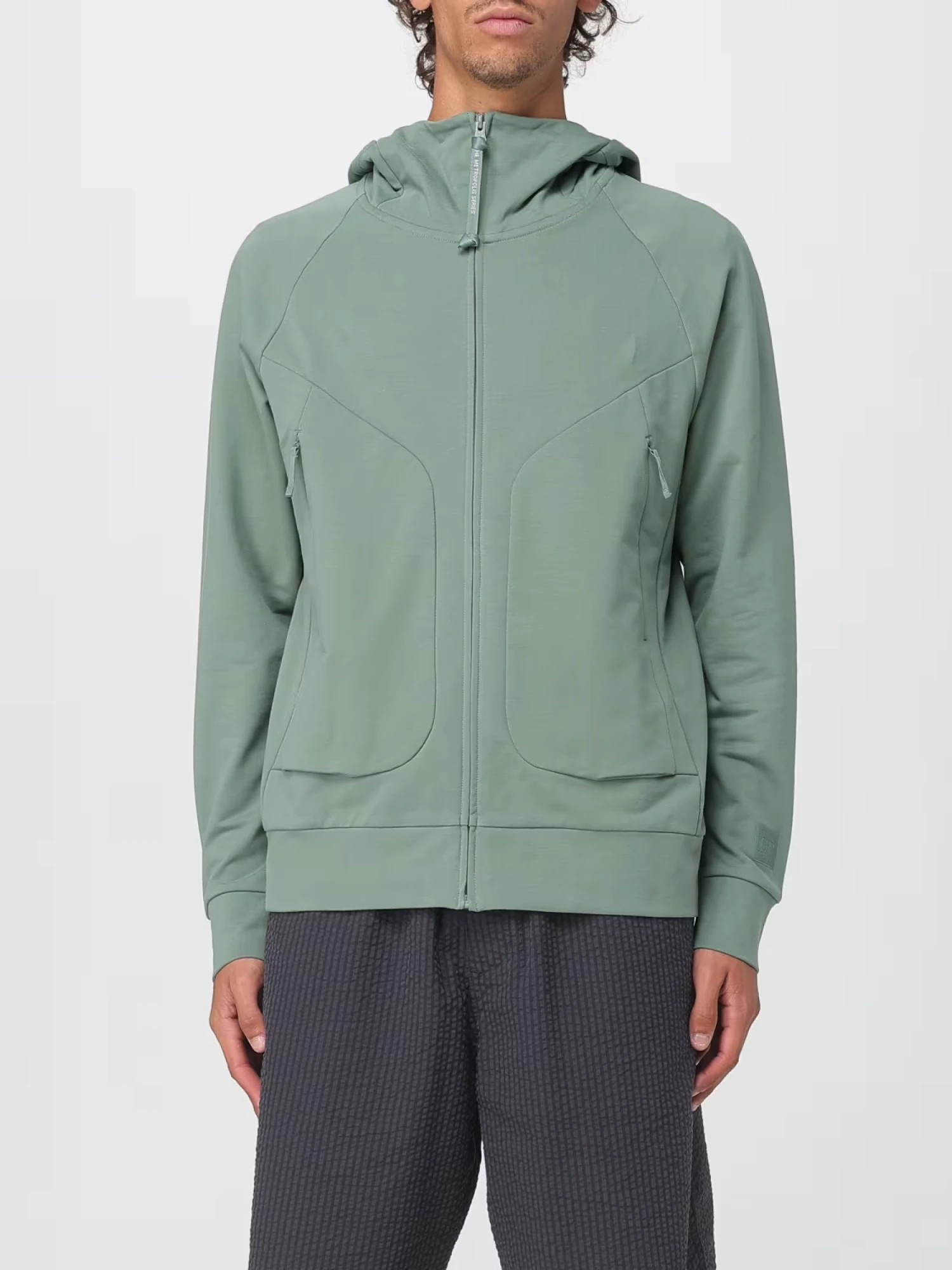 Зип-худи C.P. Company Metropolis Series Diagonal Raised Sea Spray