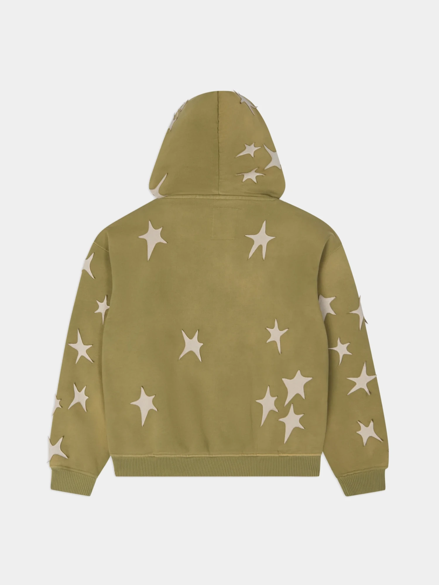Зип-худи KidSuper Stars Patchwork Washed Green